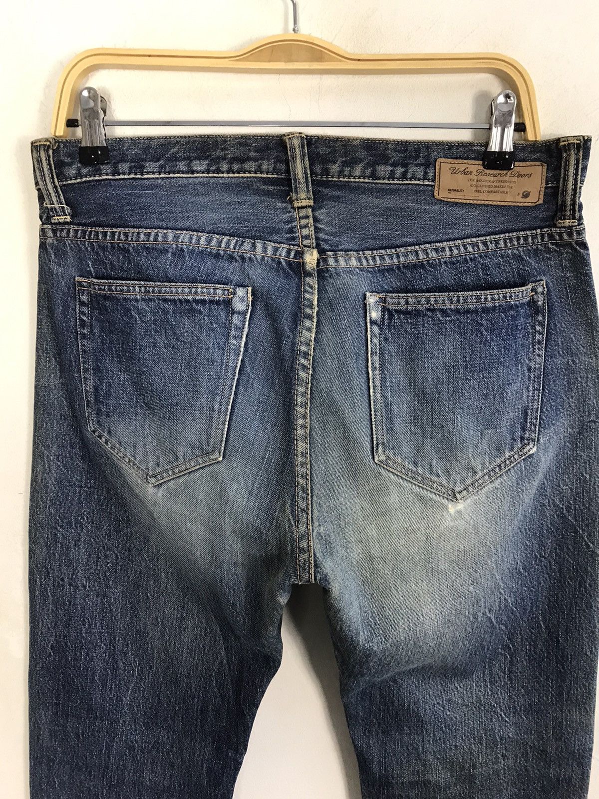 Japanese Brand × URBAN RESEARCH DOORS Vintage Urban Research Selvedge Distressed Denim Jeans Size US 32 / EU 48 - 11 Thumbnail