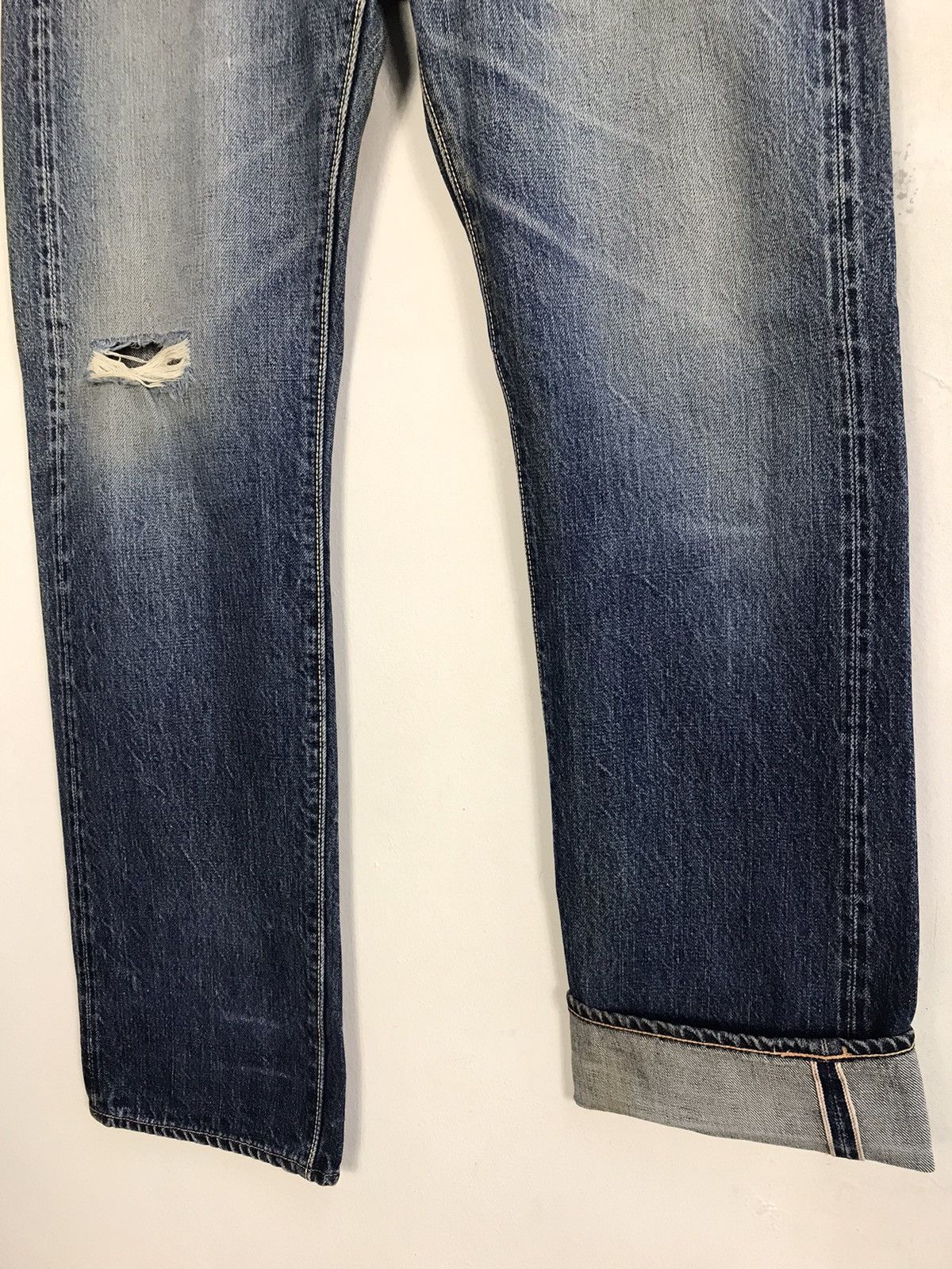 Japanese Brand × URBAN RESEARCH DOORS Vintage Urban Research Selvedge Distressed Denim Jeans Size US 32 / EU 48 - 5 Thumbnail