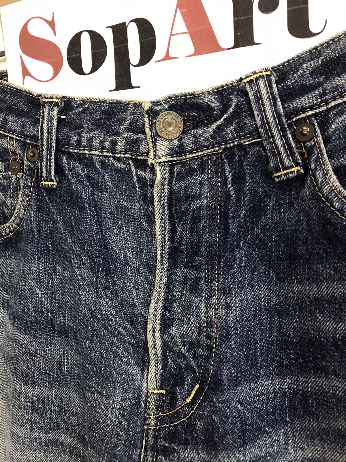 Japanese Brand × URBAN RESEARCH DOORS Vintage Urban Research Selvedge Distressed Denim Jeans Size US 32 / EU 48 - 8 Thumbnail