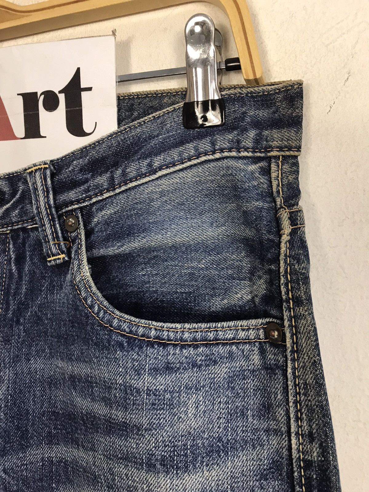 Japanese Brand × URBAN RESEARCH DOORS Vintage Urban Research Selvedge Distressed Denim Jeans Size US 32 / EU 48 - 7 Thumbnail