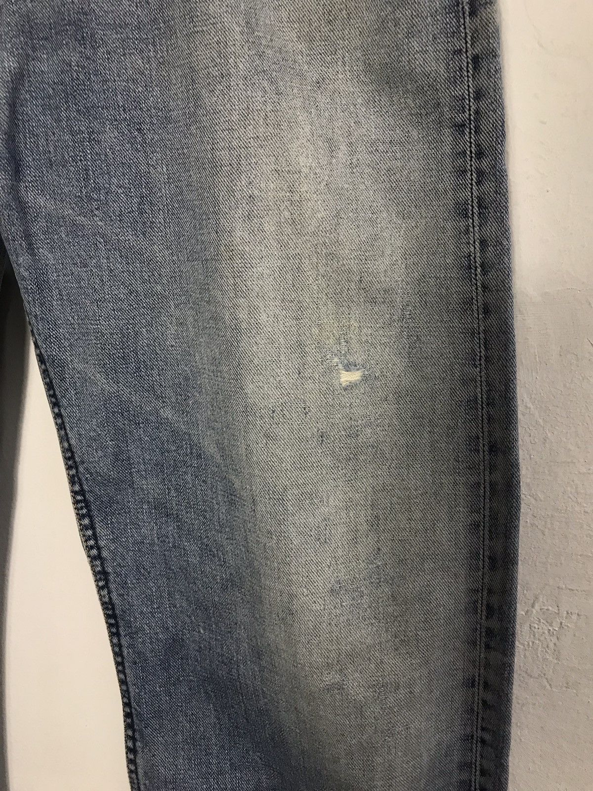 Lee Vintage Lee Distressed Selvedge Denim Jeans Size US 32 / EU 48 - 4 Thumbnail