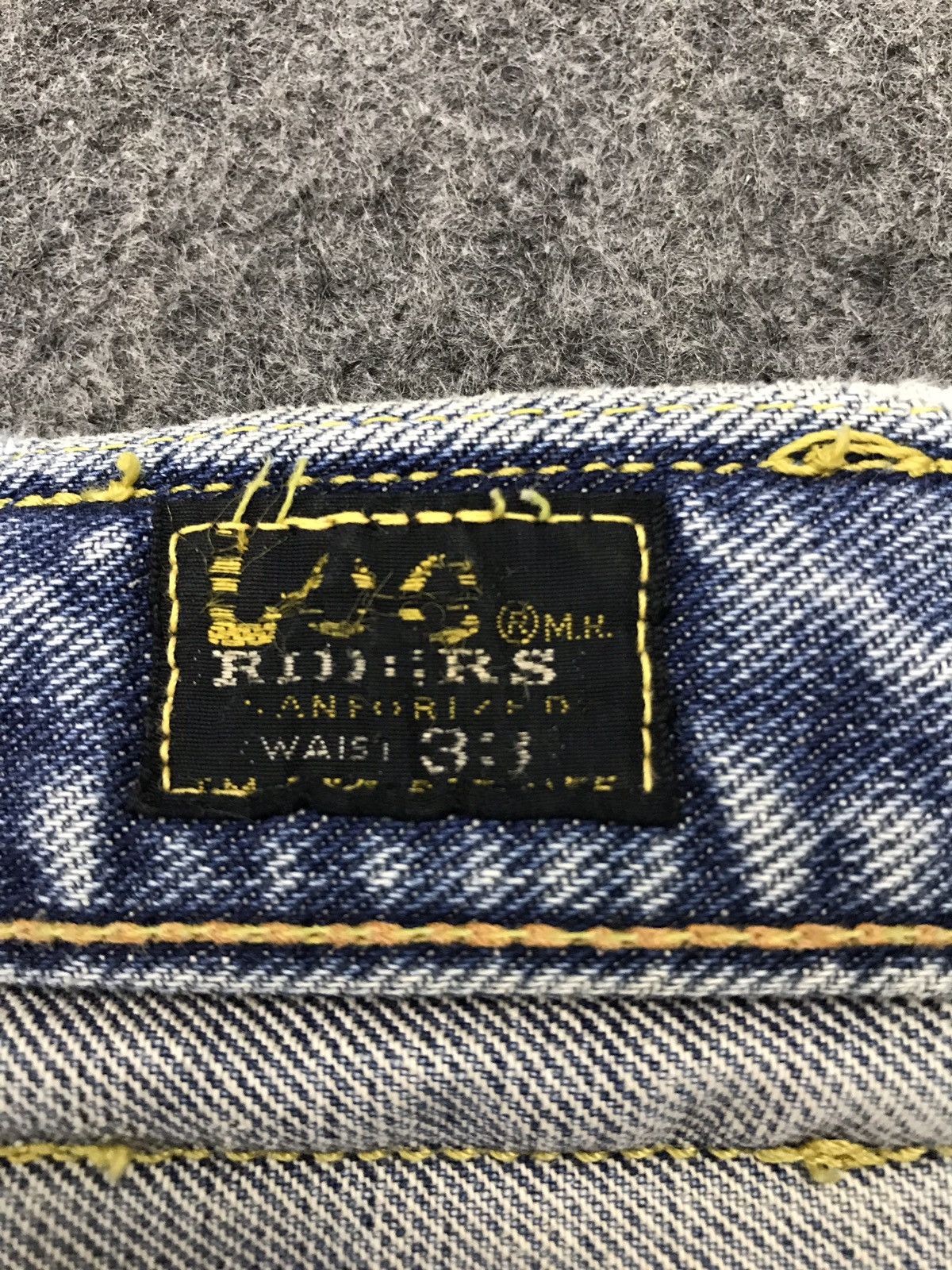 Lee Vintage Lee Distressed Selvedge Denim Jeans Size US 32 / EU 48 - 14 Thumbnail
