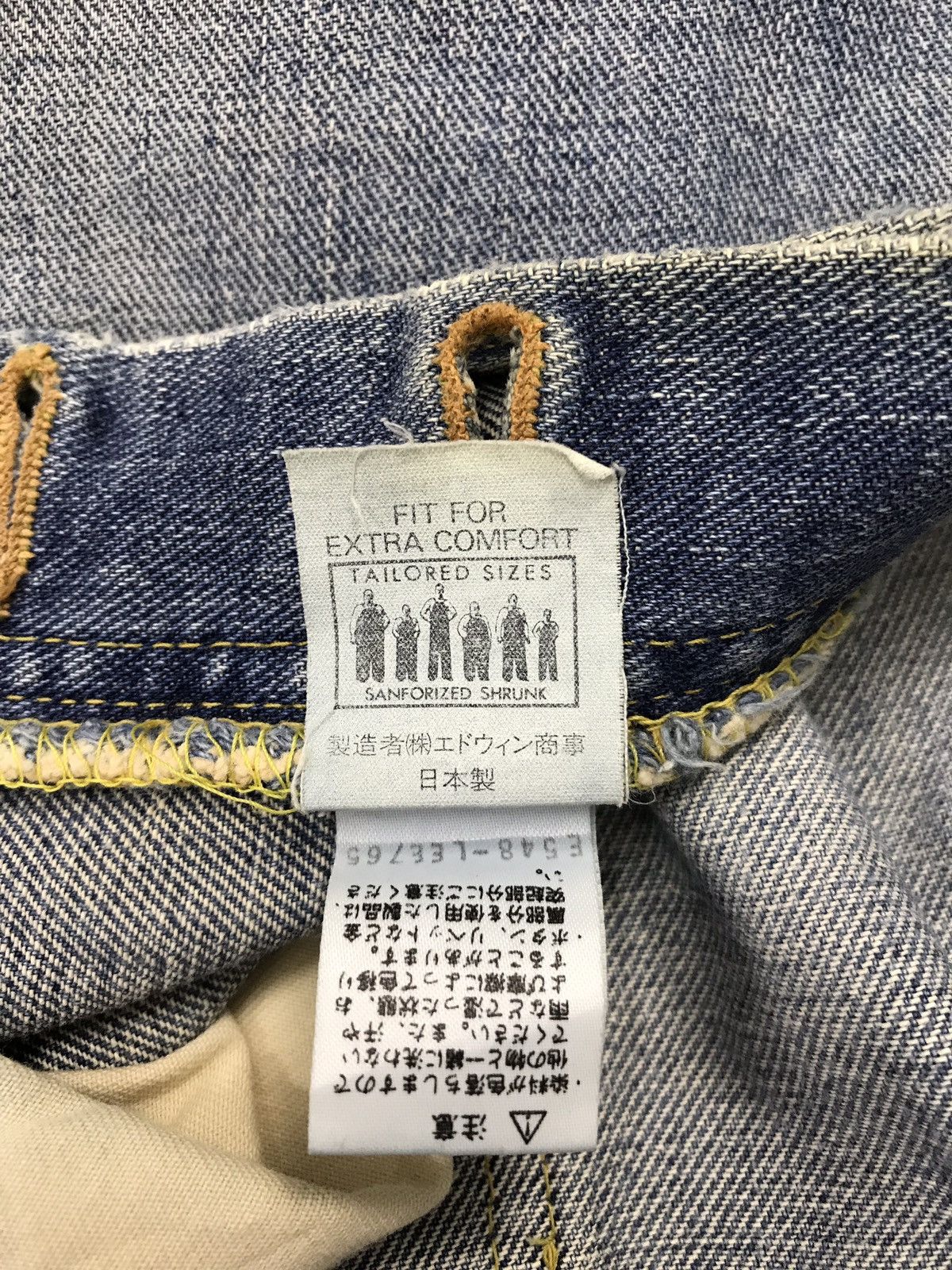 Lee Vintage Lee Distressed Selvedge Denim Jeans Size US 32 / EU 48 - 16 Thumbnail