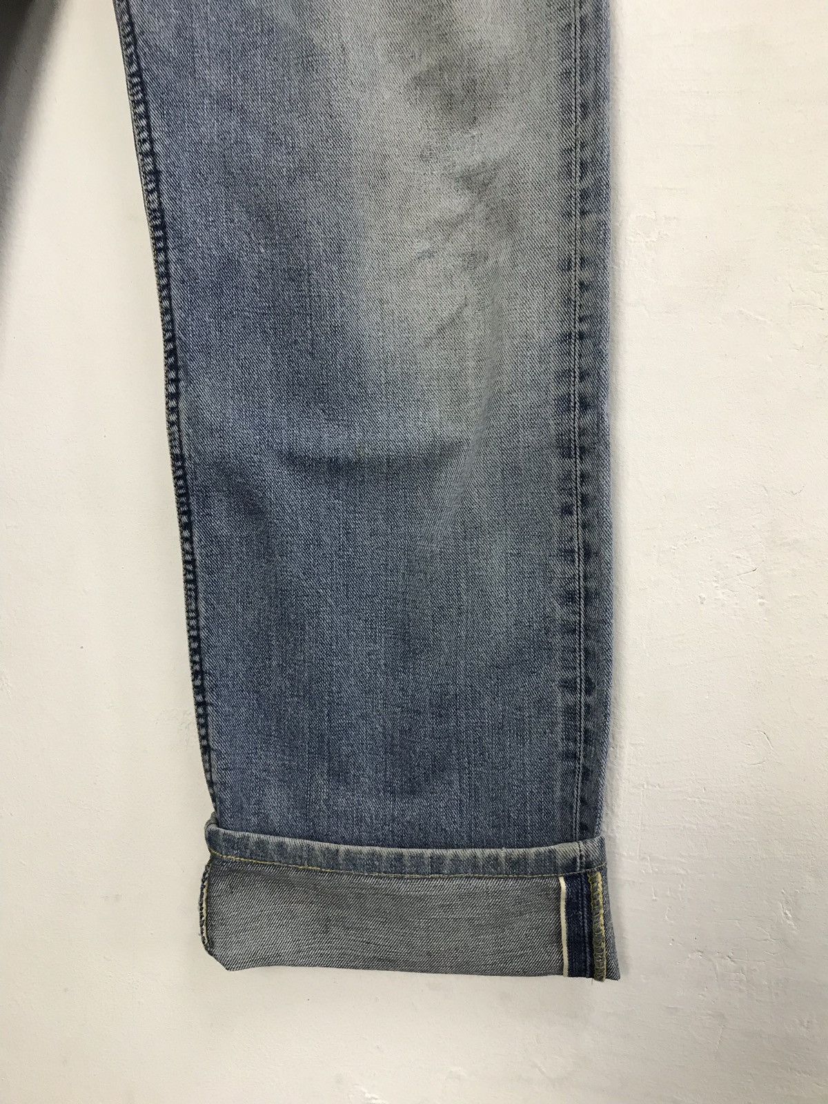 Lee Vintage Lee Distressed Selvedge Denim Jeans Size US 32 / EU 48 - 9 Thumbnail
