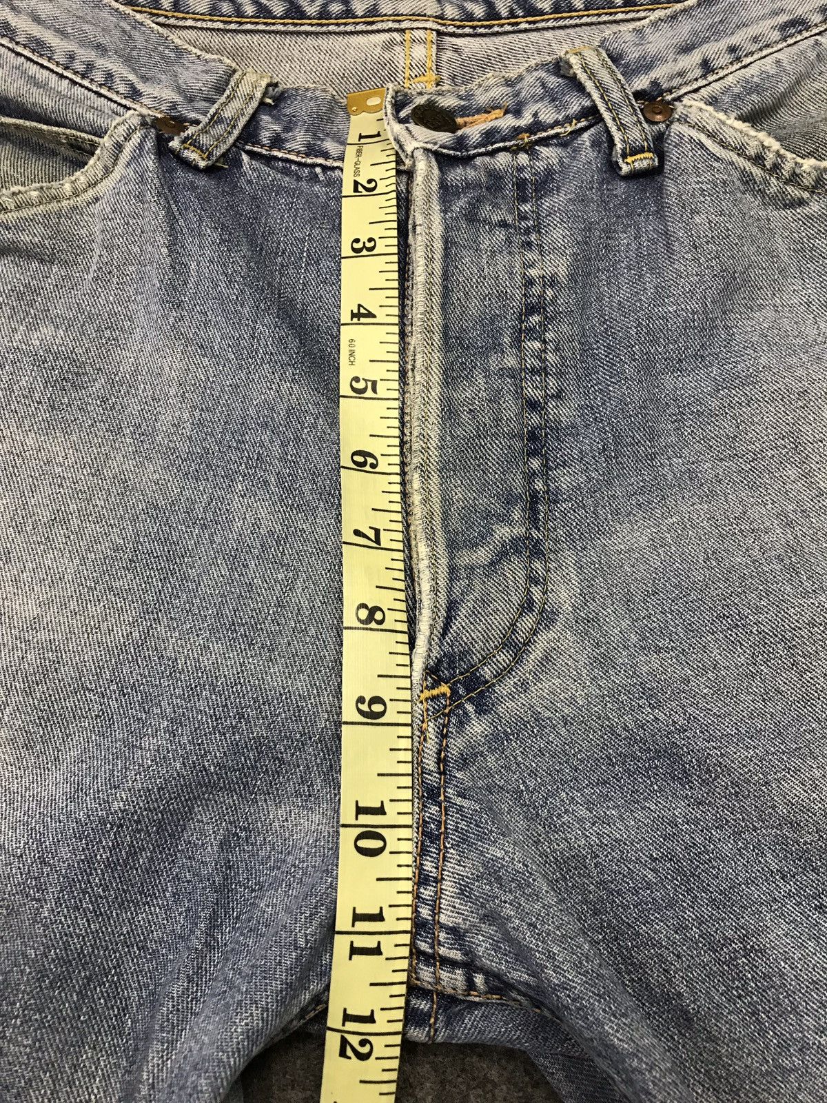 Lee Vintage Lee Distressed Selvedge Denim Jeans Size US 32 / EU 48 - 19 Thumbnail