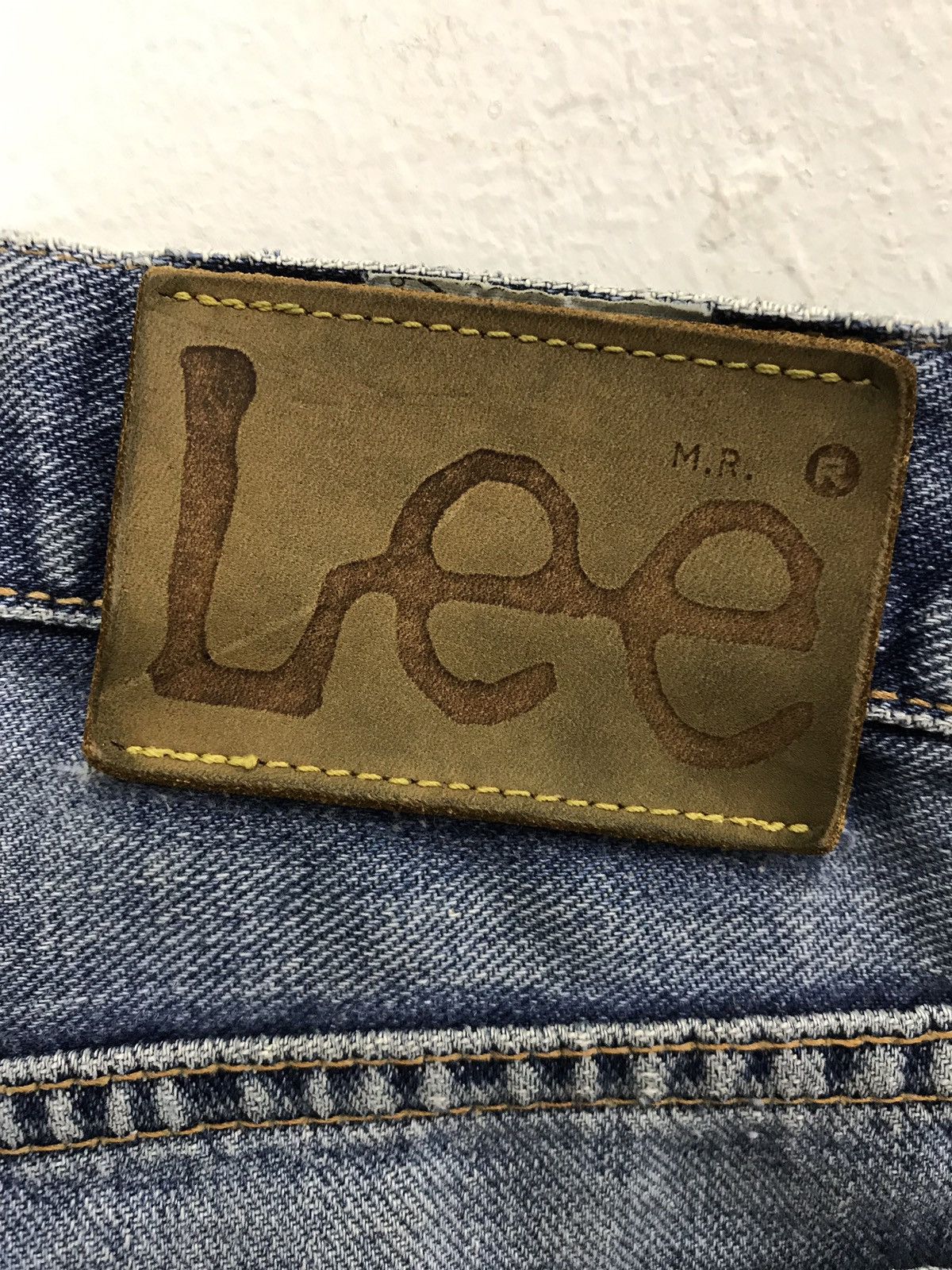 Lee Vintage Lee Distressed Selvedge Denim Jeans Size US 32 / EU 48 - 13 Thumbnail