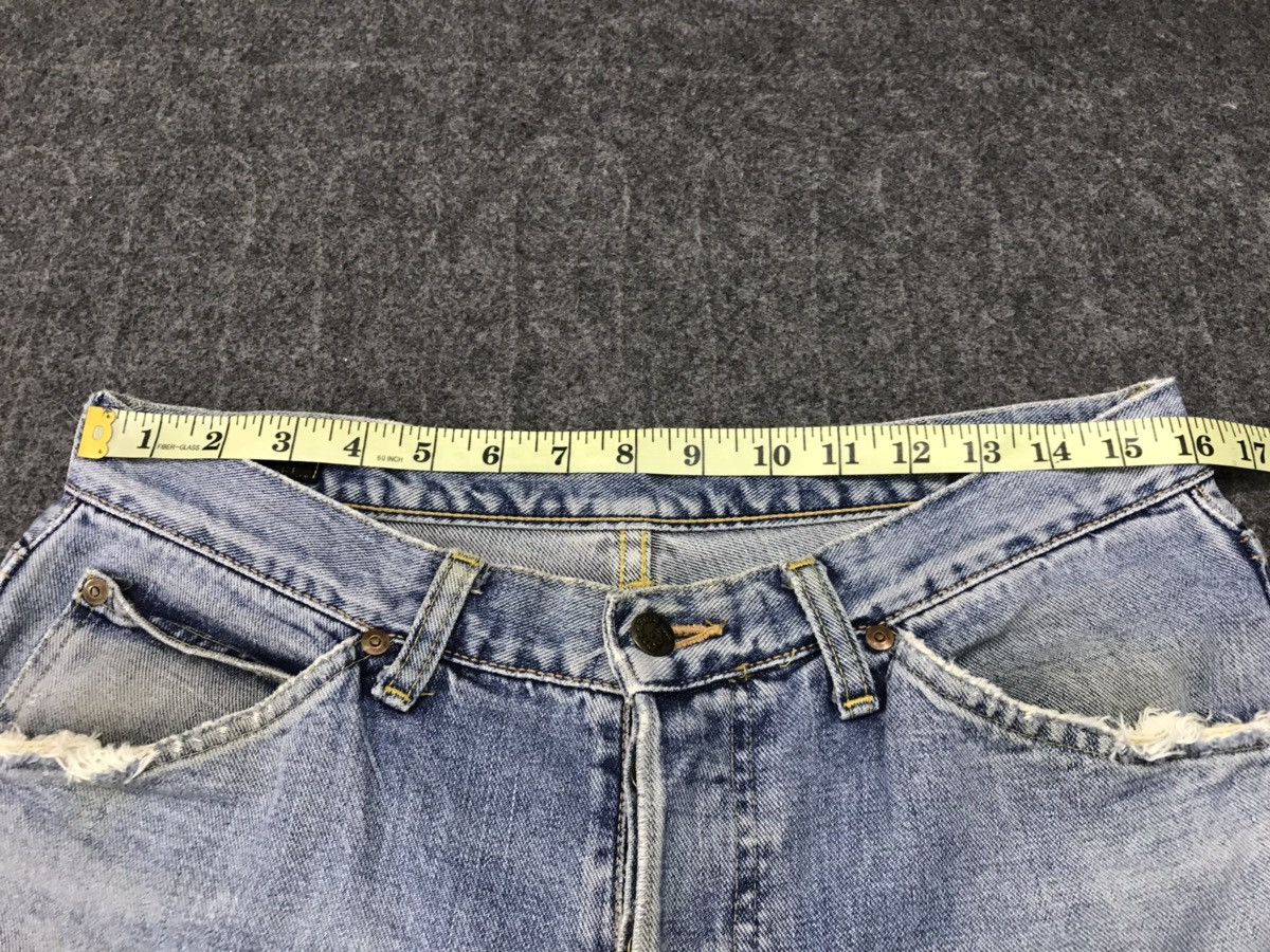 Lee Vintage Lee Distressed Selvedge Denim Jeans Size US 32 / EU 48 - 18 Thumbnail