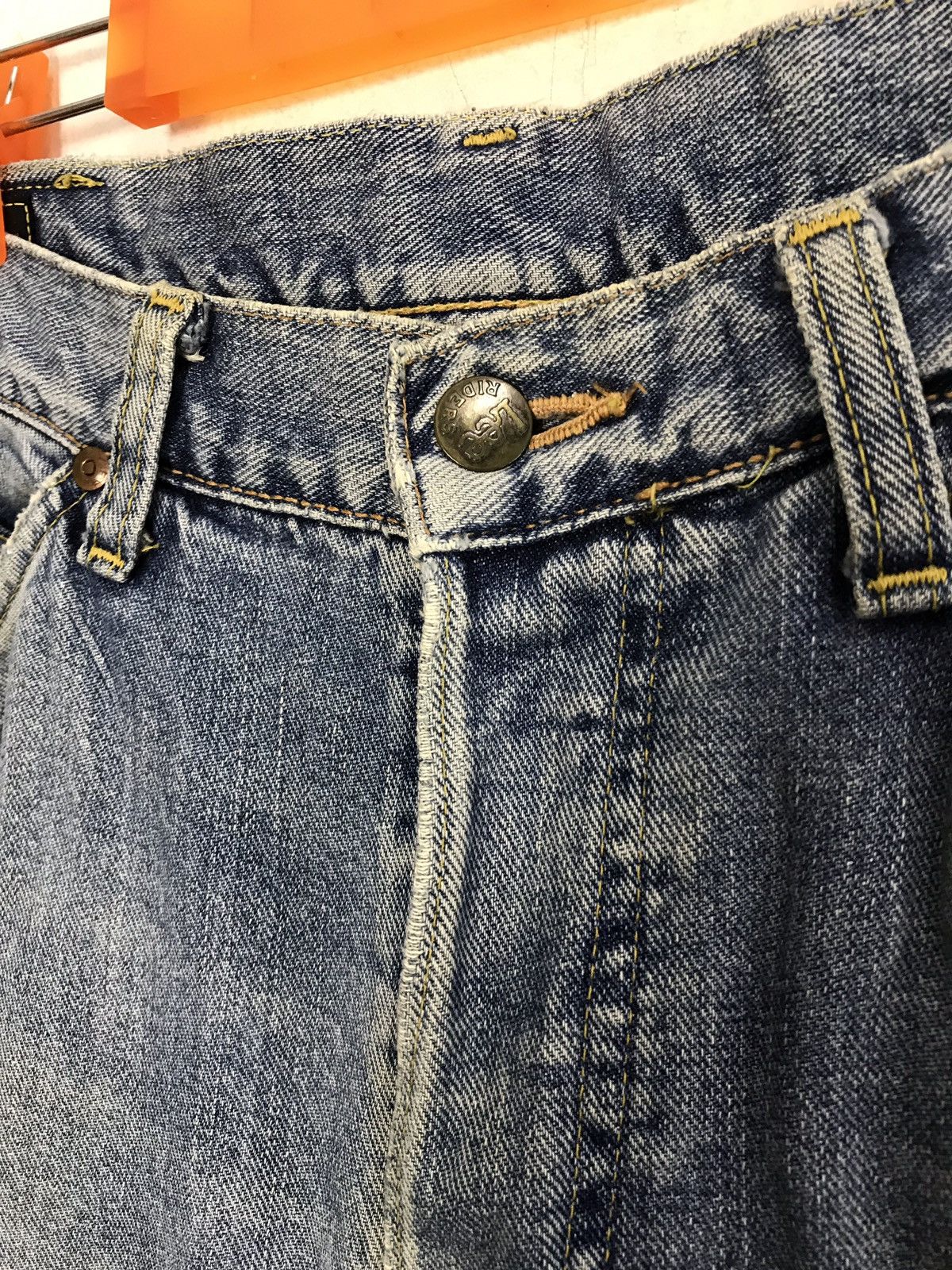 Lee Vintage Lee Distressed Selvedge Denim Jeans Size US 32 / EU 48 - 6 Thumbnail