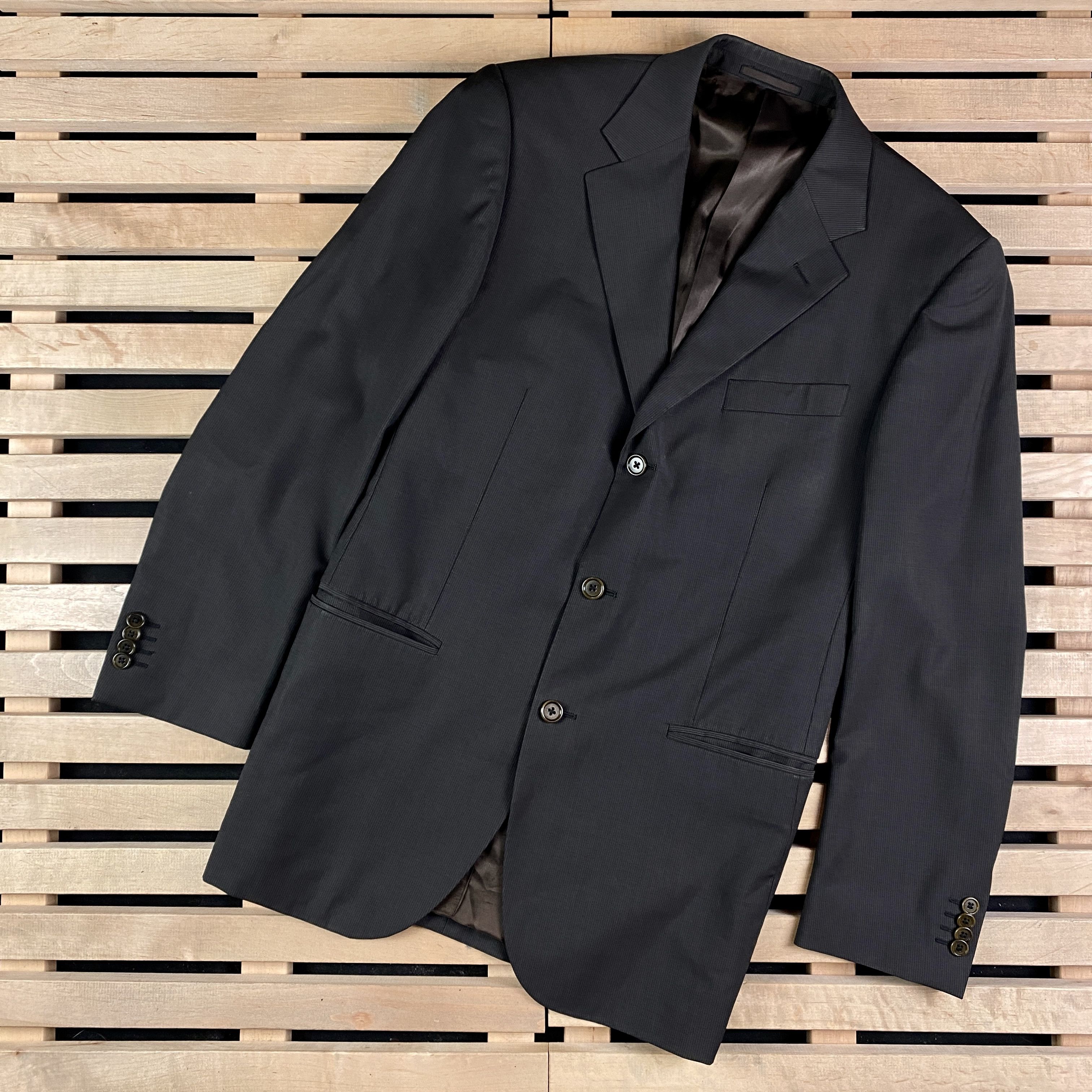 Balmain × Vintage Men’s Classic Suit Balmain Vintage Size 50 Size 50R - 2 Thumbnail