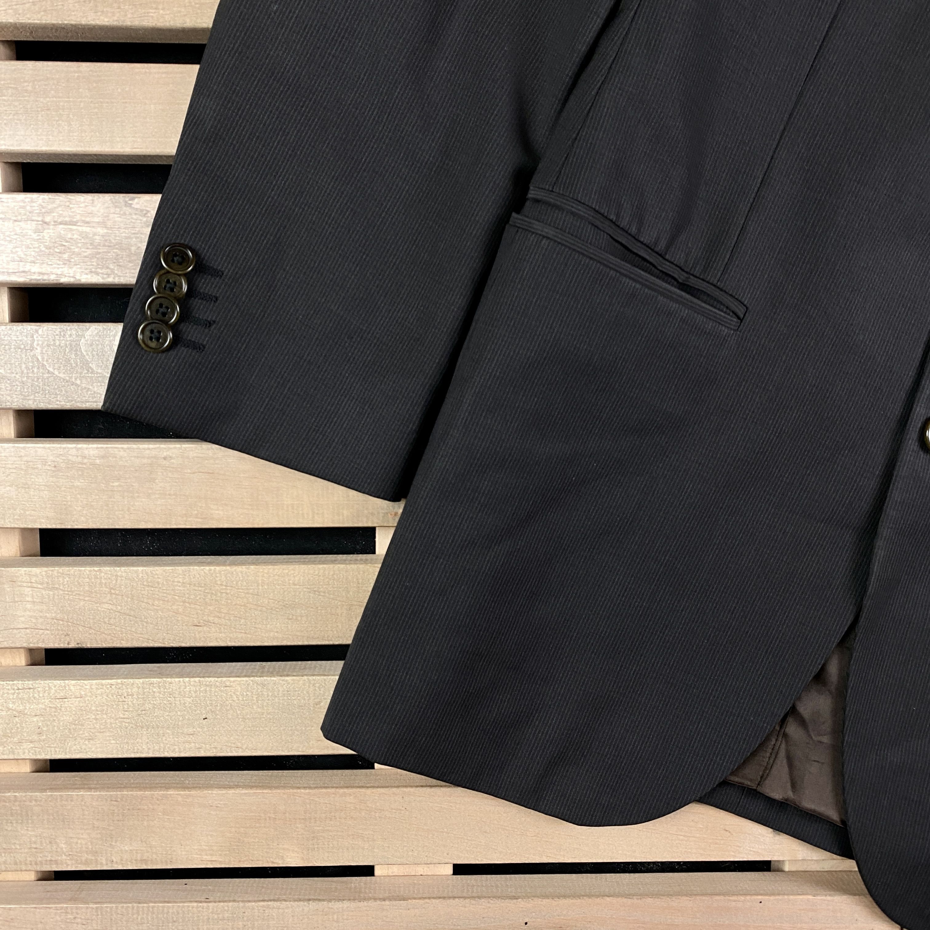 Balmain × Vintage Men’s Classic Suit Balmain Vintage Size 50 Size 50R - 4 Thumbnail