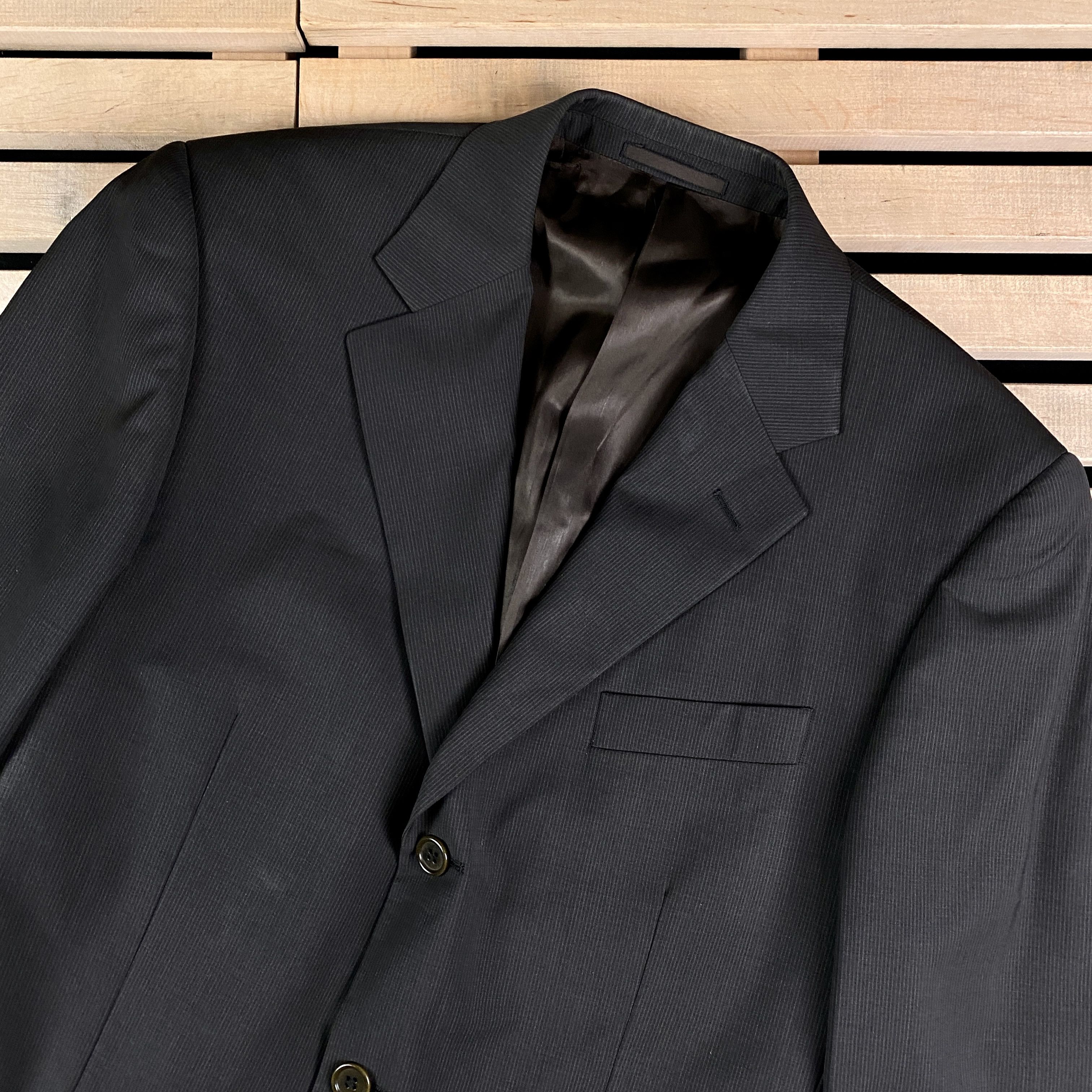 Balmain × Vintage Men’s Classic Suit Balmain Vintage Size 50 Size 50R - 3 Thumbnail
