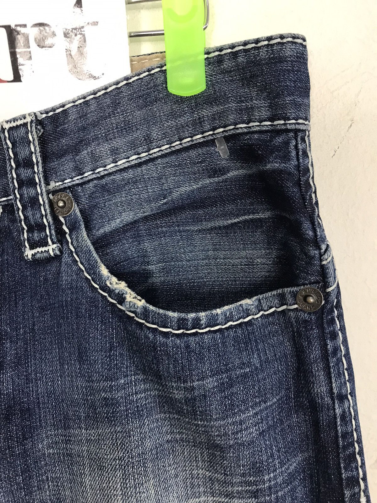 Express Vintage Express Jeans Boocut Distressed Design Size US 32 / EU 48 - 5 Thumbnail