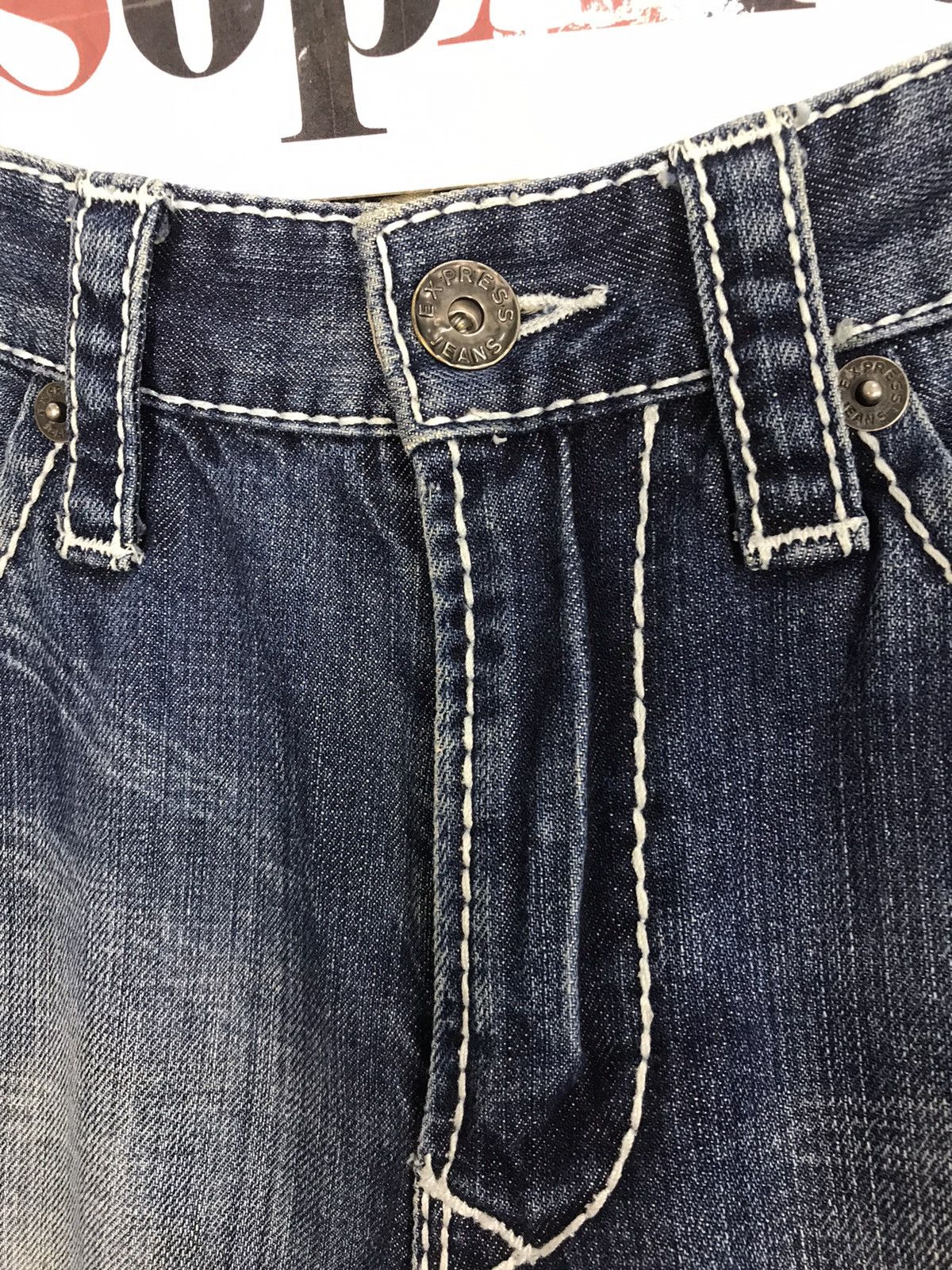 Express Vintage Express Jeans Boocut Distressed Design Size US 32 / EU 48 - 6 Thumbnail