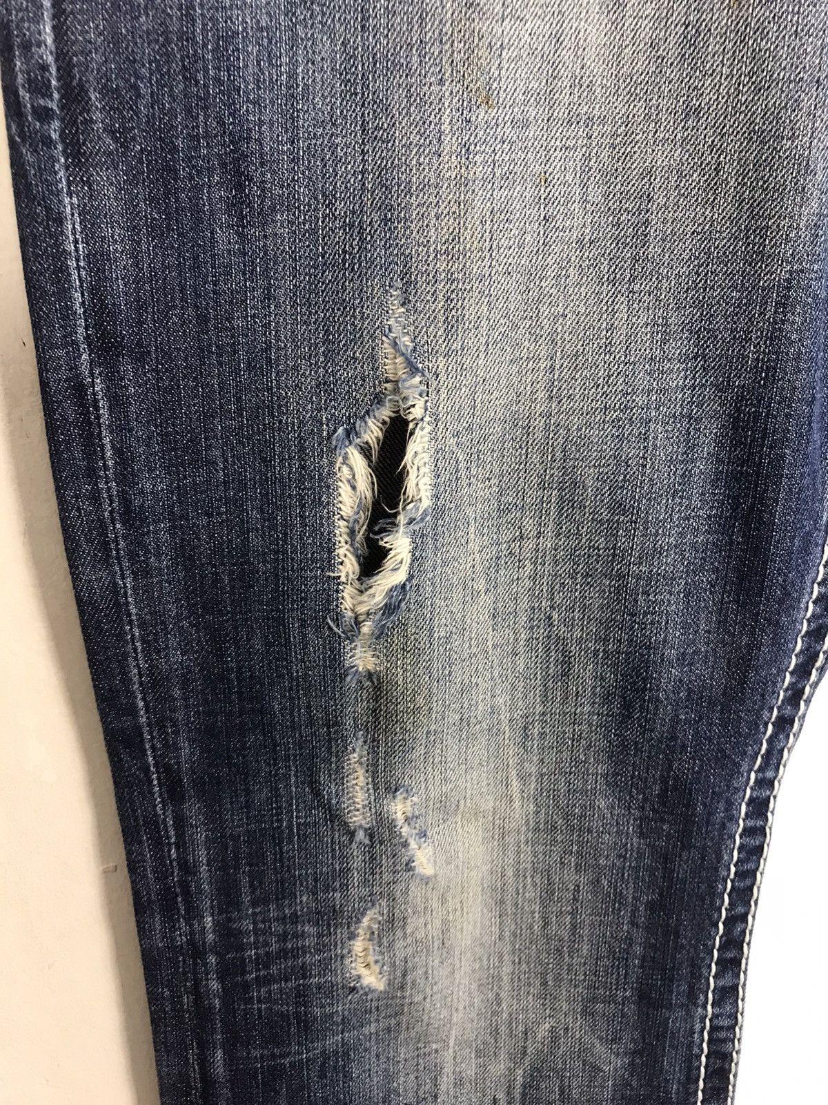 Express Vintage Express Jeans Boocut Distressed Design Size US 32 / EU 48 - 10 Thumbnail
