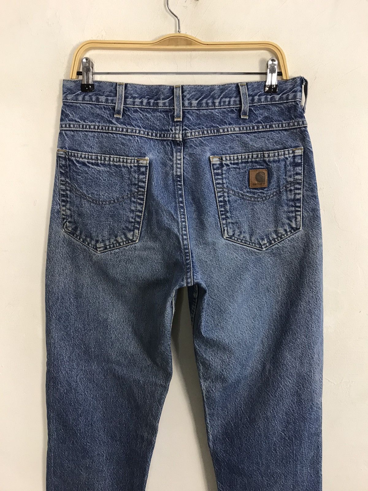 Carhartt Carhartt Denim Jeans Workwear Zipper Design Size US 32 / EU 48 - 12 Thumbnail