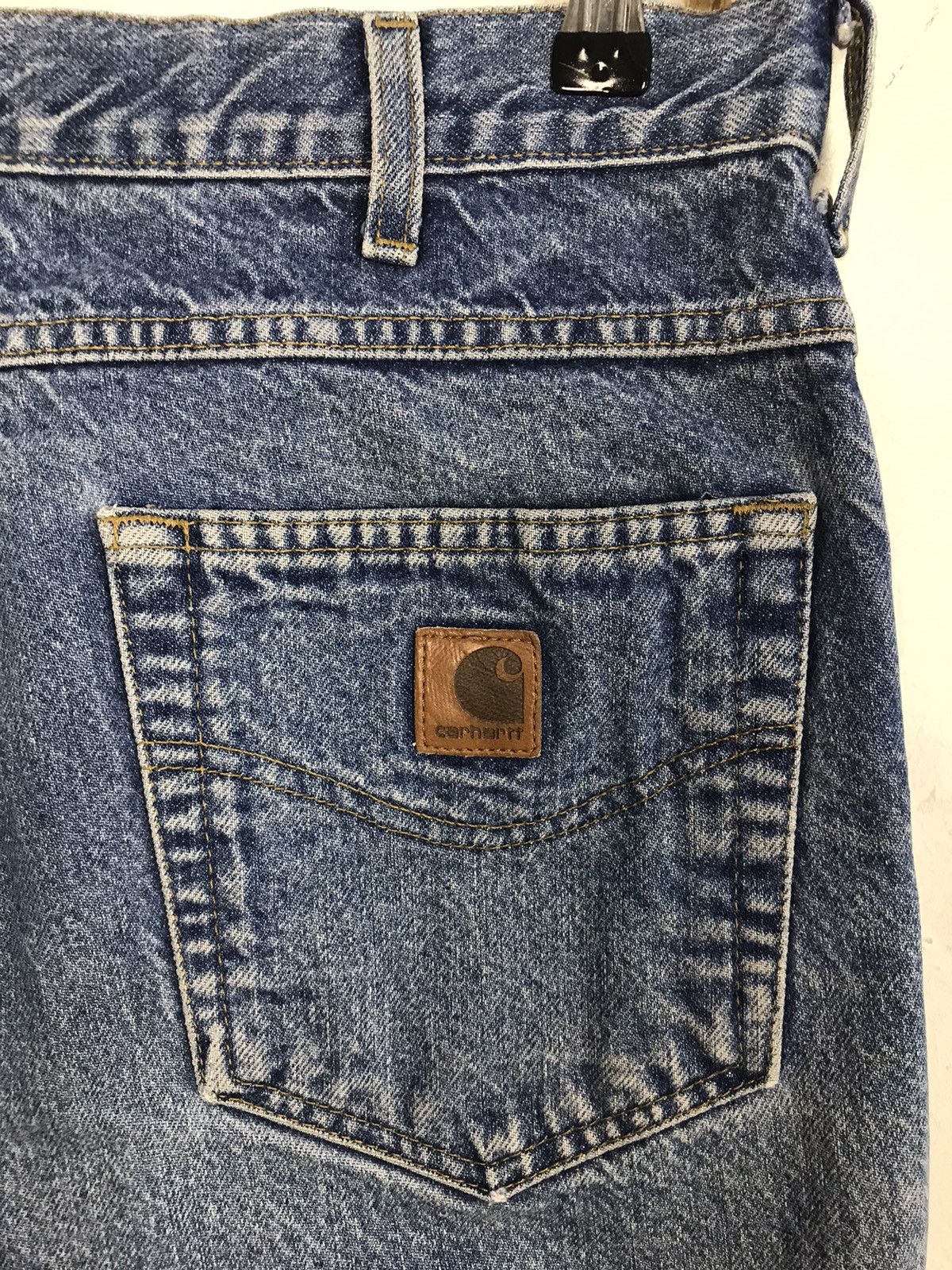 Carhartt Carhartt Denim Jeans Workwear Zipper Design Size US 32 / EU 48 - 13 Thumbnail