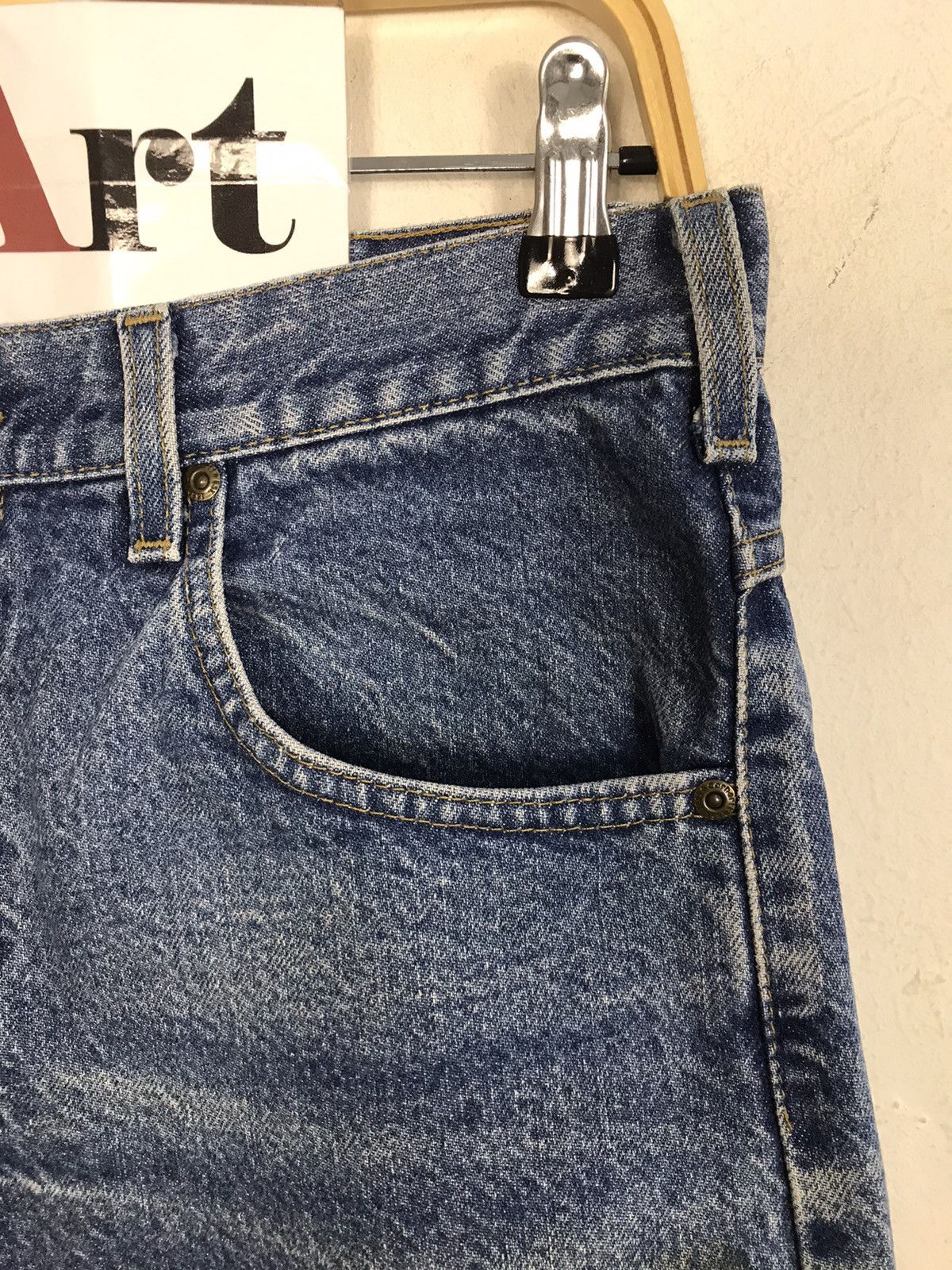 Carhartt Carhartt Denim Jeans Workwear Zipper Design Size US 32 / EU 48 - 7 Thumbnail