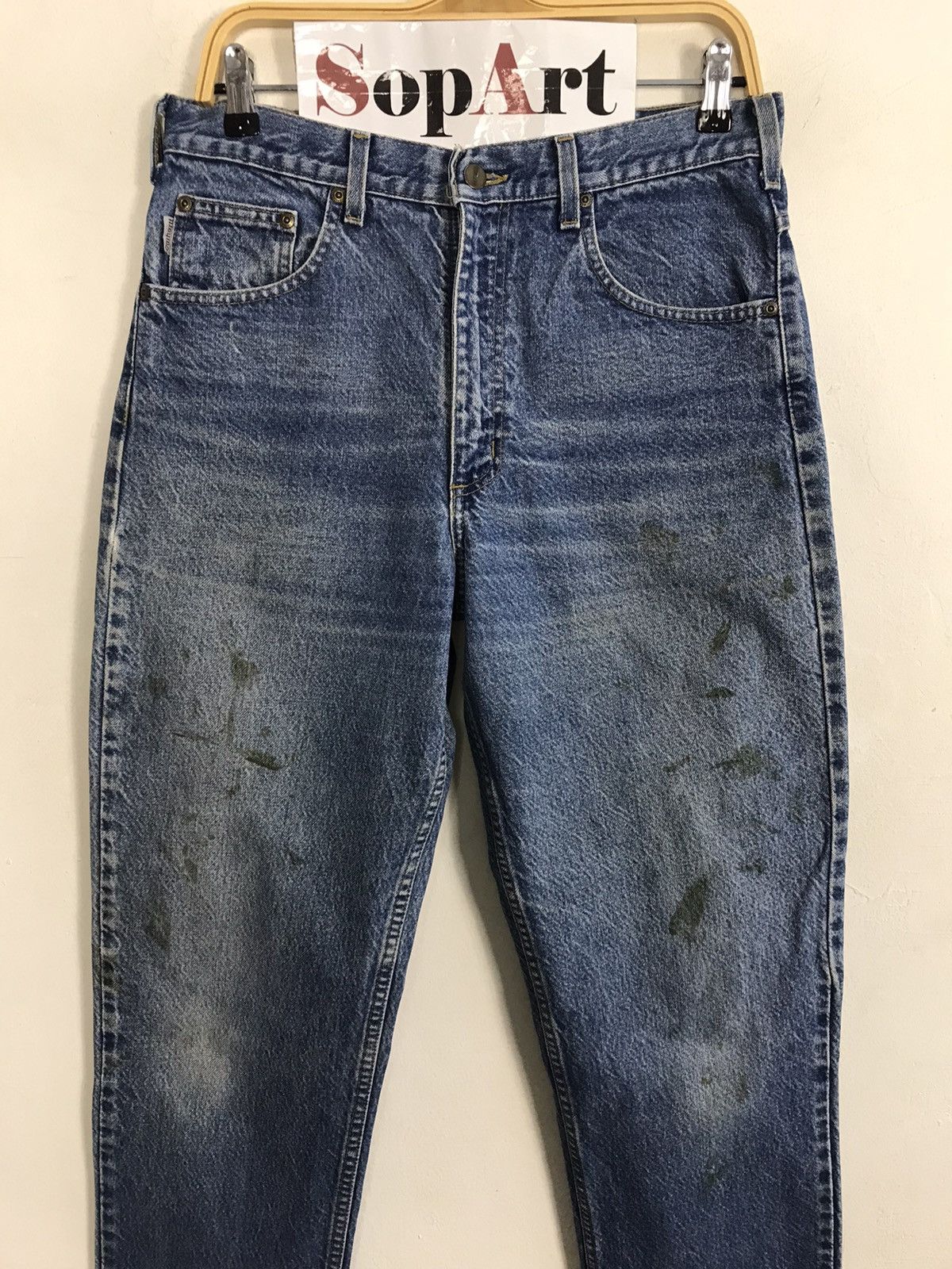 Carhartt Carhartt Denim Jeans Workwear Zipper Design Size US 32 / EU 48 - 3 Thumbnail