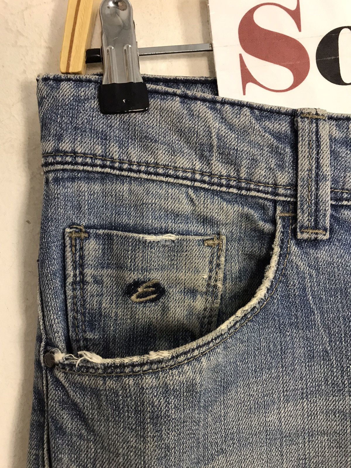 Energie Vintage Energie Distressed Denim Jeans Size US 31 - 8 Thumbnail