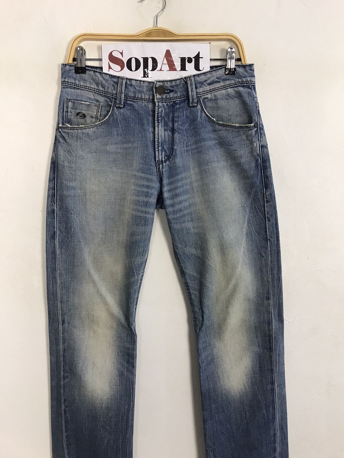 Energie Vintage Energie Distressed Denim Jeans Size US 31 - 3 Thumbnail