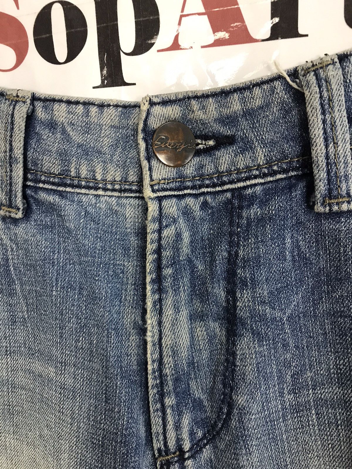 Energie Vintage Energie Distressed Denim Jeans Size US 31 - 6 Thumbnail