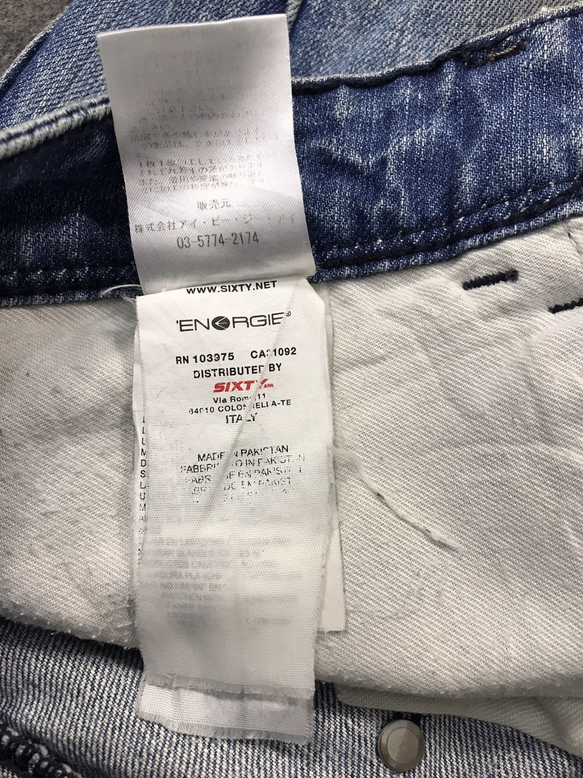 Energie Vintage Energie Distressed Denim Jeans Size US 31 - 16 Thumbnail
