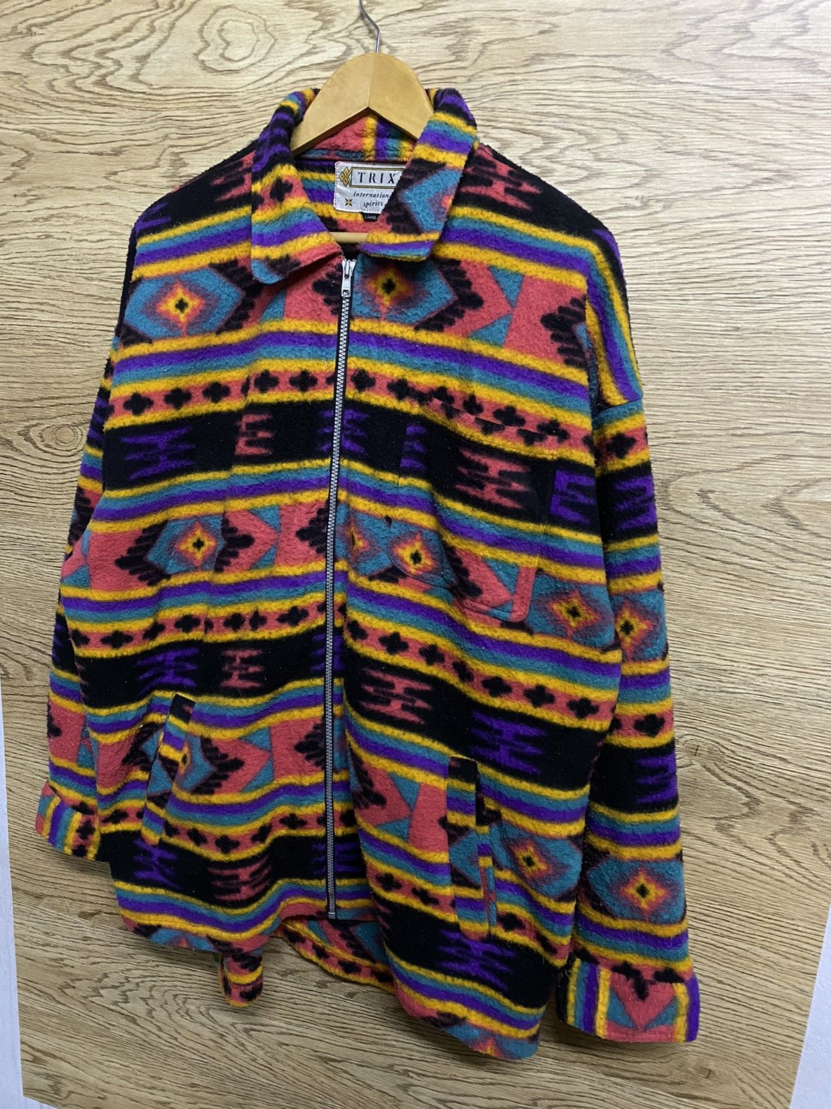Native Vintage TRIX International Spirits Aztec Fleece Southwest Size US L / EU 52-54 / 3 - 3 Thumbnail