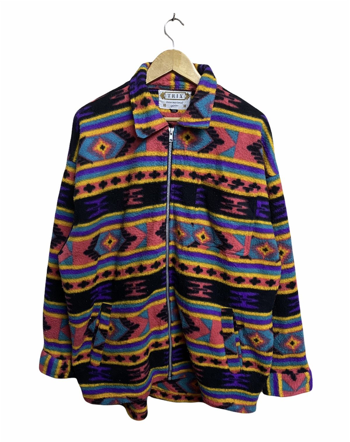 Native Vintage TRIX International Spirits Aztec Fleece Southwest Size US L / EU 52-54 / 3 - 1 Thumbnail