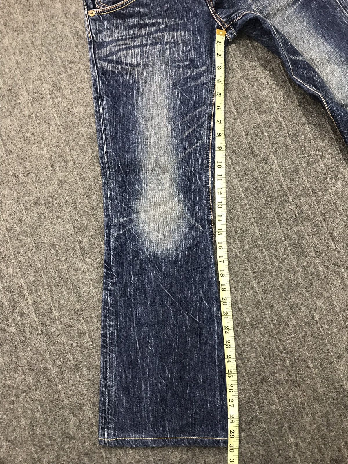 Edwin × Japanese Brand × Vintage Vintage Edwin W-Inds Indigo Denim Jeans Size US 31 - 21 Thumbnail