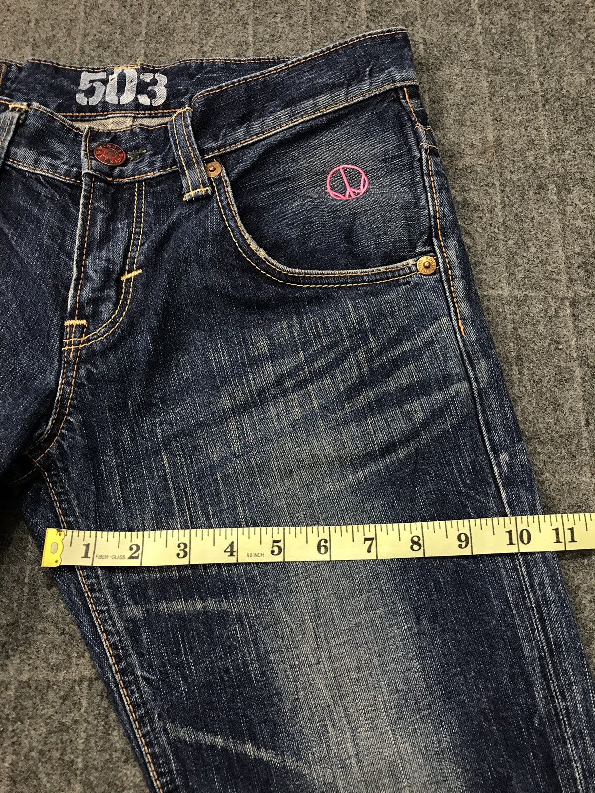 Edwin × Japanese Brand × Vintage Vintage Edwin W-Inds Indigo Denim Jeans Size US 31 - 18 Thumbnail