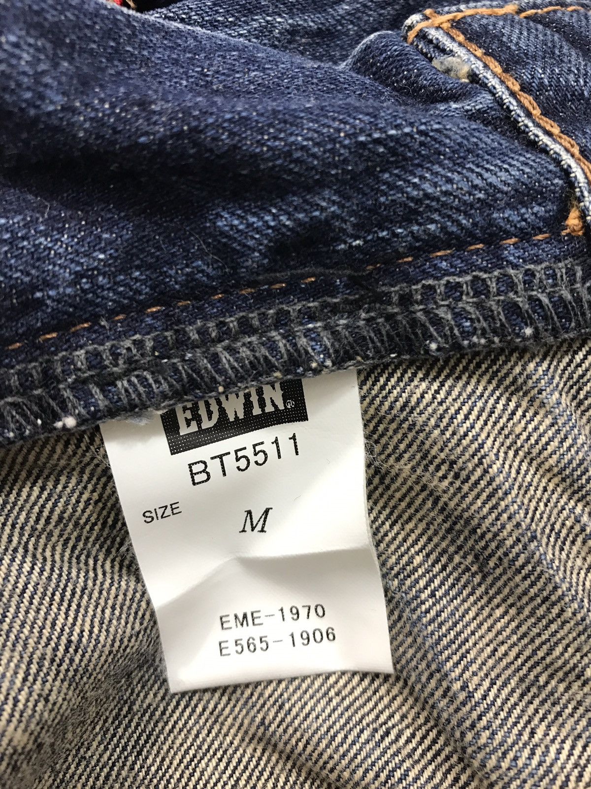 Edwin × Japanese Brand × Vintage Vintage Edwin W-Inds Indigo Denim Jeans Size US 31 - 14 Thumbnail