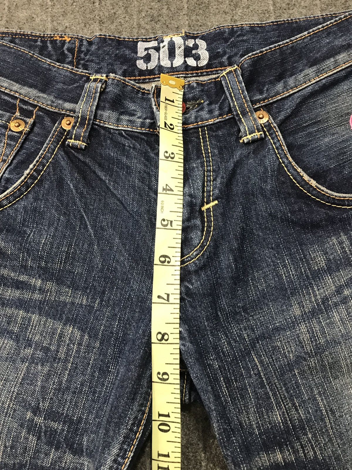 Edwin × Japanese Brand × Vintage Vintage Edwin W-Inds Indigo Denim Jeans Size US 31 - 17 Thumbnail