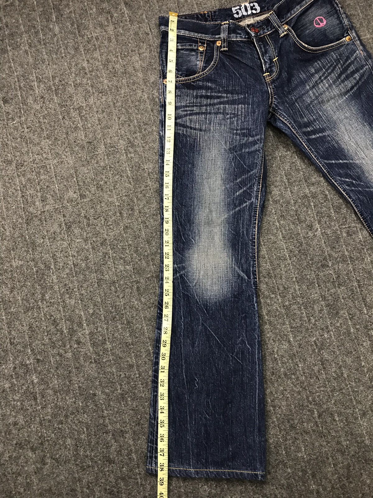 Edwin × Japanese Brand × Vintage Vintage Edwin W-Inds Indigo Denim Jeans Size US 31 - 20 Thumbnail