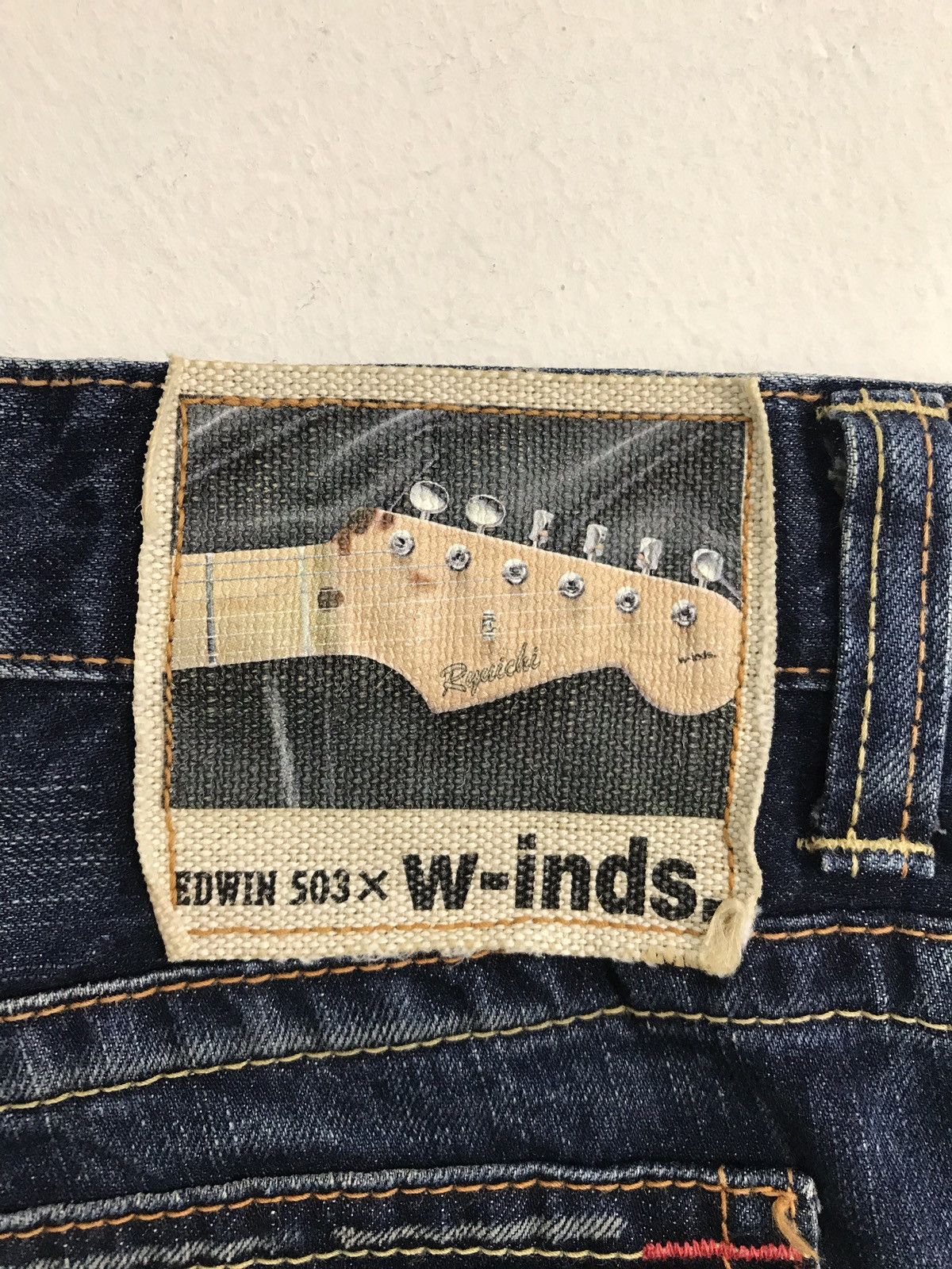 Edwin × Japanese Brand × Vintage Vintage Edwin W-Inds Indigo Denim Jeans Size US 31 - 13 Thumbnail