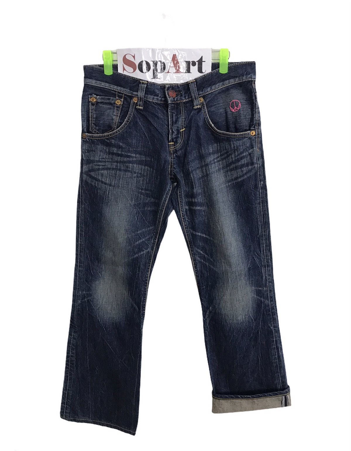 Edwin × Japanese Brand × Vintage Vintage Edwin W-Inds Indigo Denim Jeans Size US 31 - 1 Thumbnail