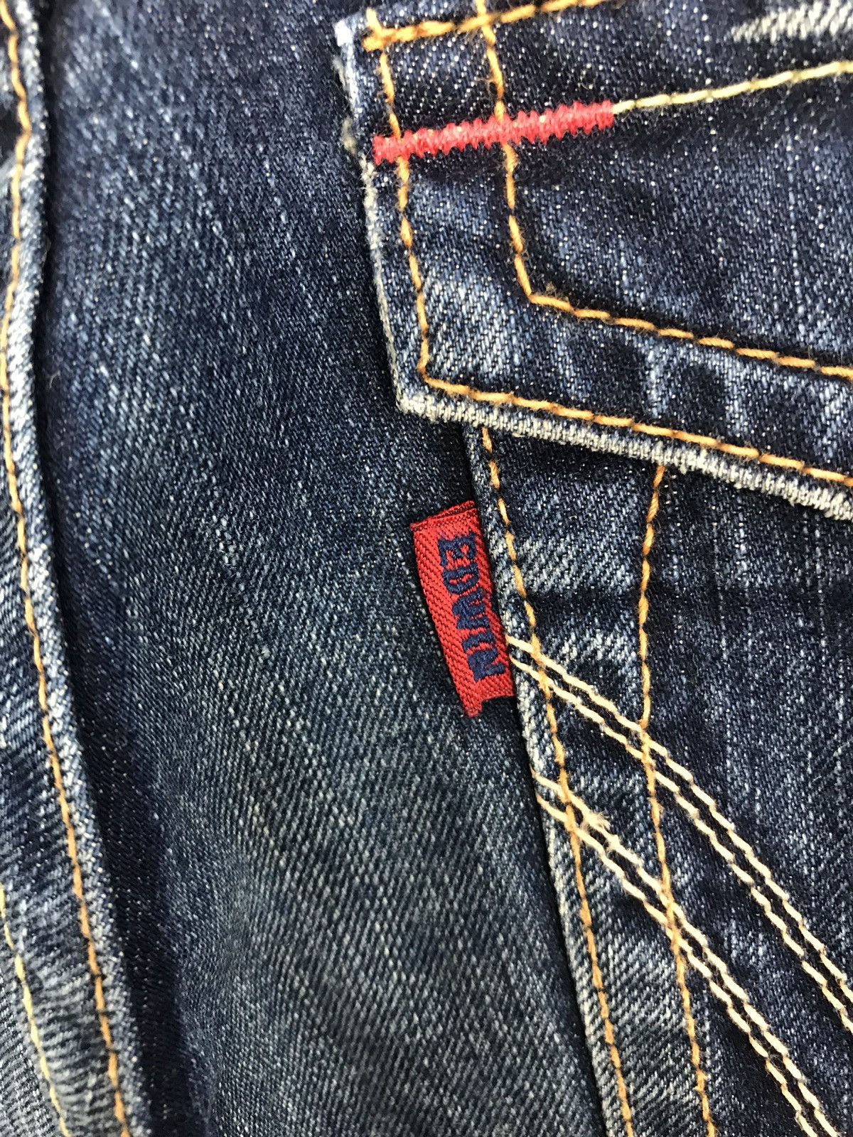 Edwin × Japanese Brand × Vintage Vintage Edwin W-Inds Indigo Denim Jeans Size US 31 - 11 Thumbnail