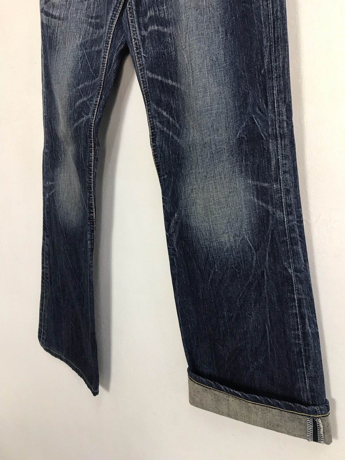 Edwin × Japanese Brand × Vintage Vintage Edwin W-Inds Indigo Denim Jeans Size US 31 - 8 Thumbnail