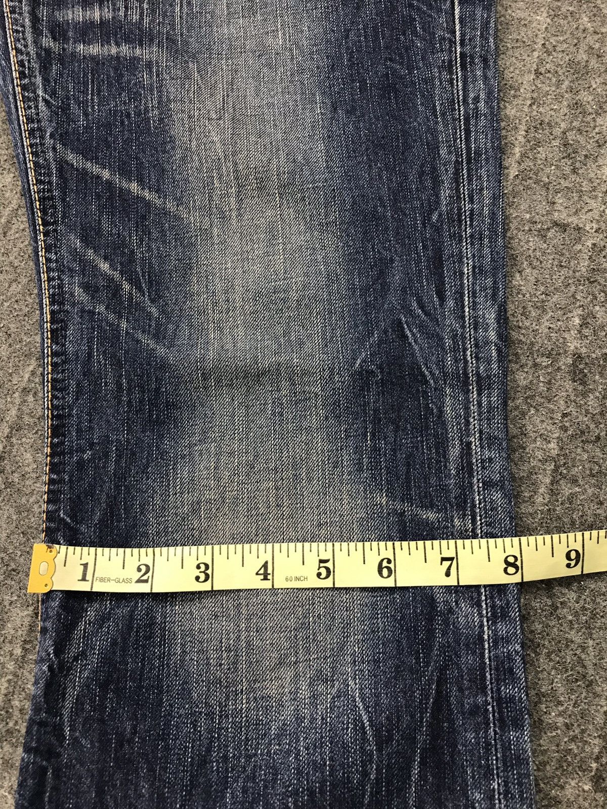 Edwin × Japanese Brand × Vintage Vintage Edwin W-Inds Indigo Denim Jeans Size US 31 - 19 Thumbnail