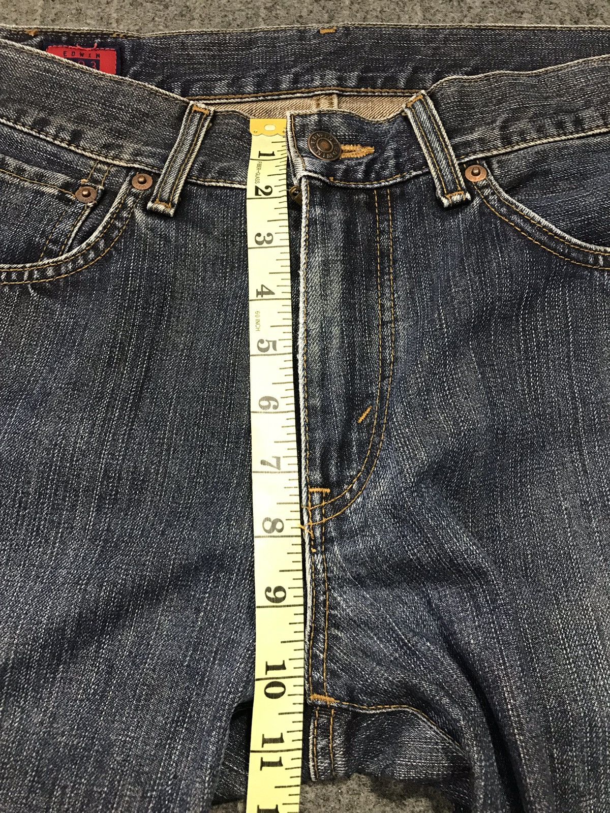 Edwin × Japanese Brand × Vintage Vintage Edwin Japanese Denim Jeans Streetwear Fashion Size US 32 / EU 48 - 17 Thumbnail