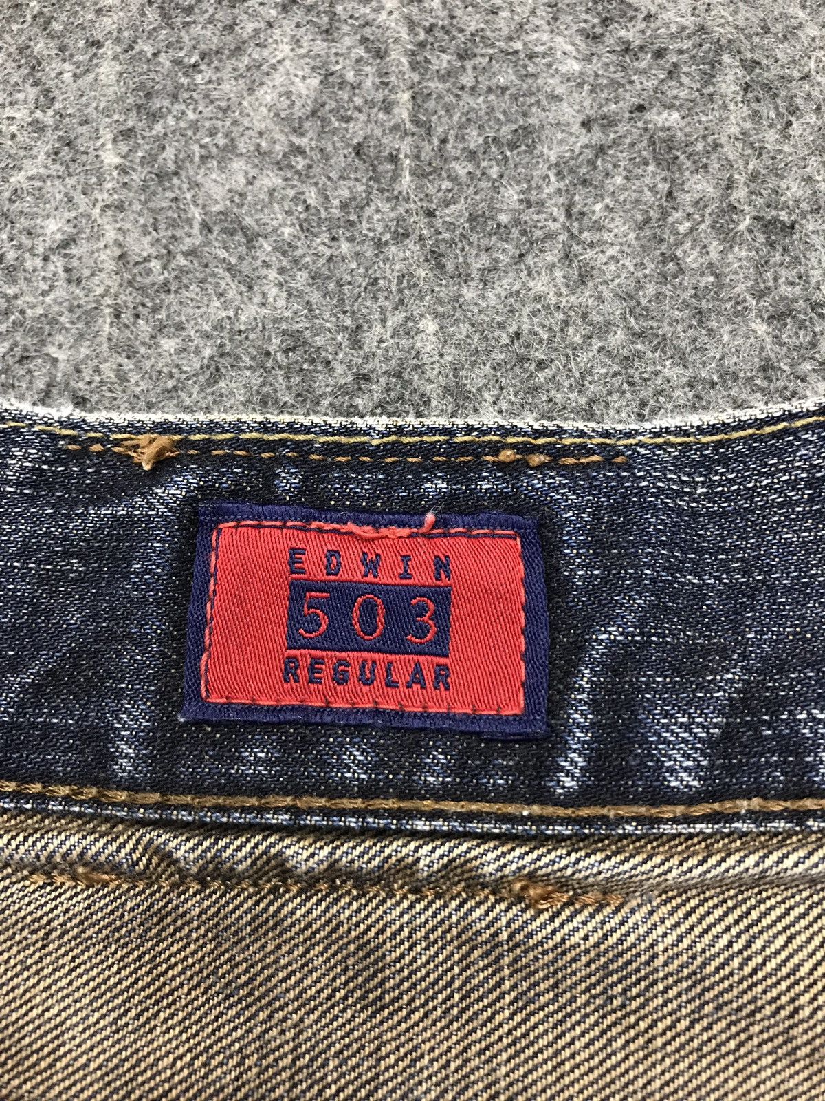 Edwin × Japanese Brand × Vintage Vintage Edwin Japanese Denim Jeans Streetwear Fashion Size US 32 / EU 48 - 13 Thumbnail