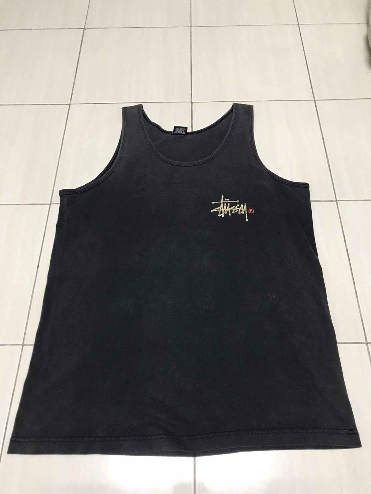 Designer × Stussy Singlet Vintage Stussy Size US L / EU 52-54 / 3 - 6 Thumbnail