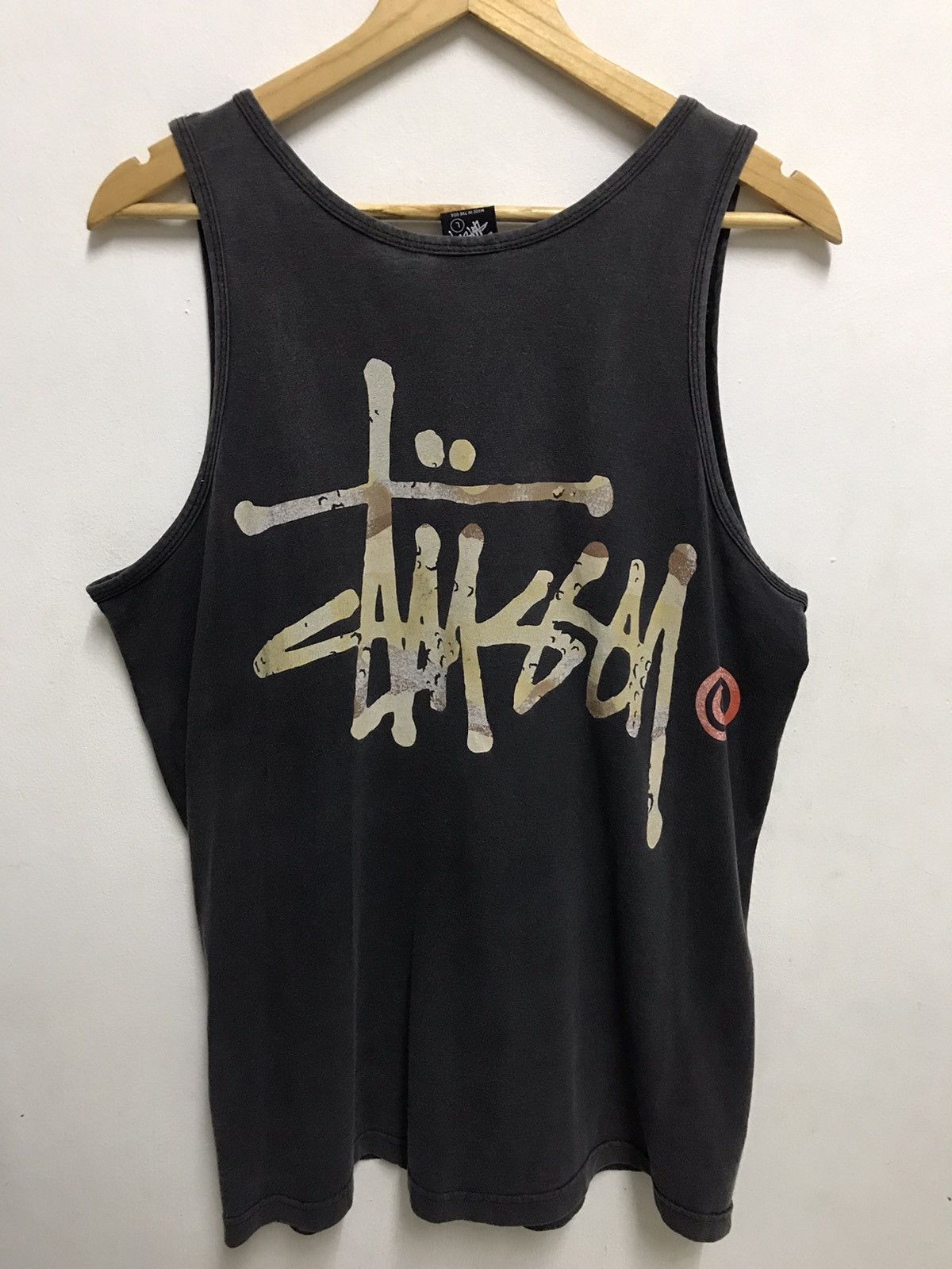 Designer × Stussy Singlet Vintage Stussy Size US L / EU 52-54 / 3 - 3 Thumbnail