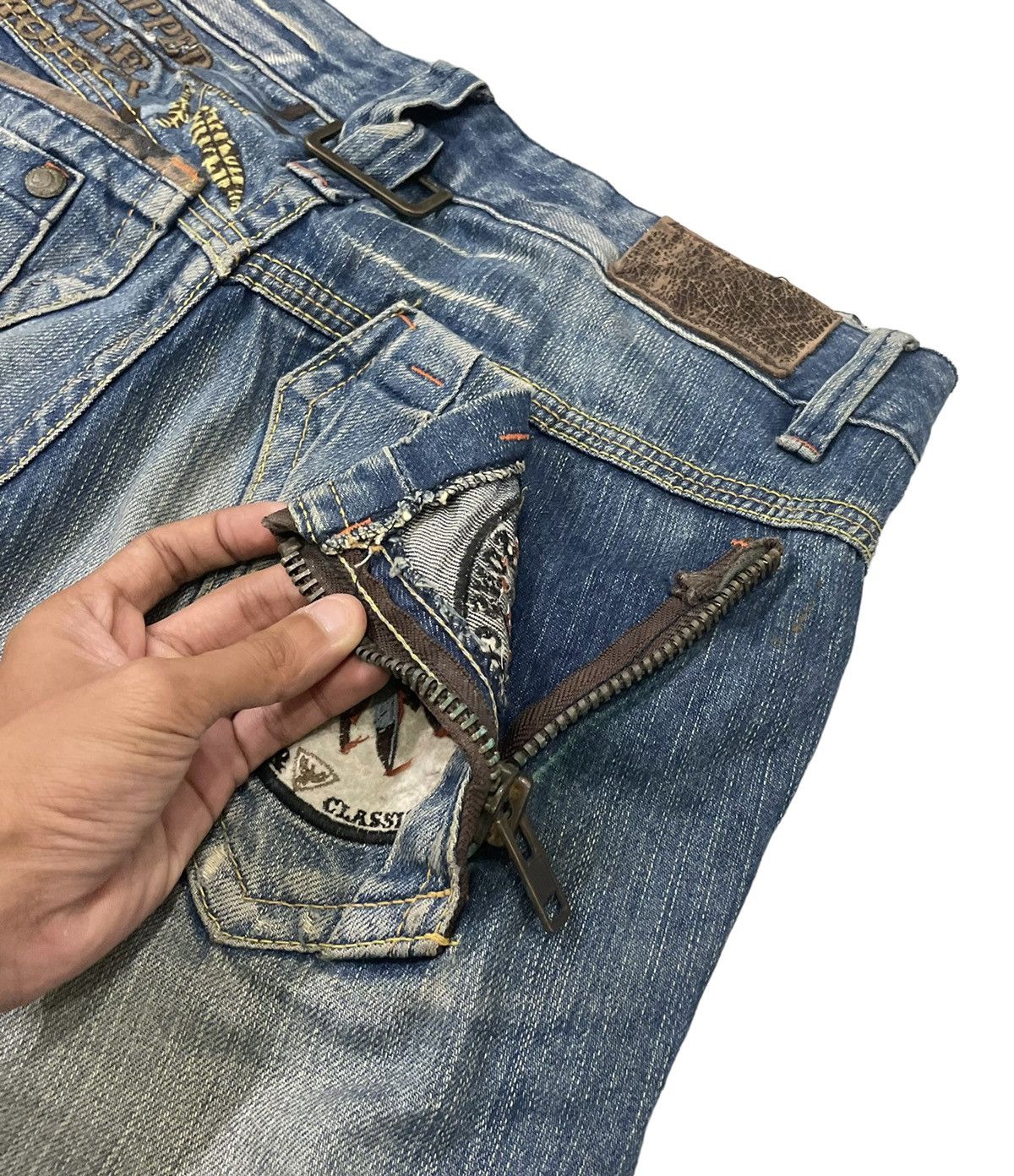 Japanese Brand Red Pepper Gold Label Seditionaries Denim Pants Size US 32 / EU 48 - 14 Thumbnail