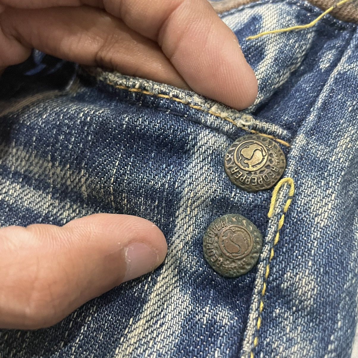 Japanese Brand Red Pepper Gold Label Seditionaries Denim Pants Size US 32 / EU 48 - 5 Thumbnail