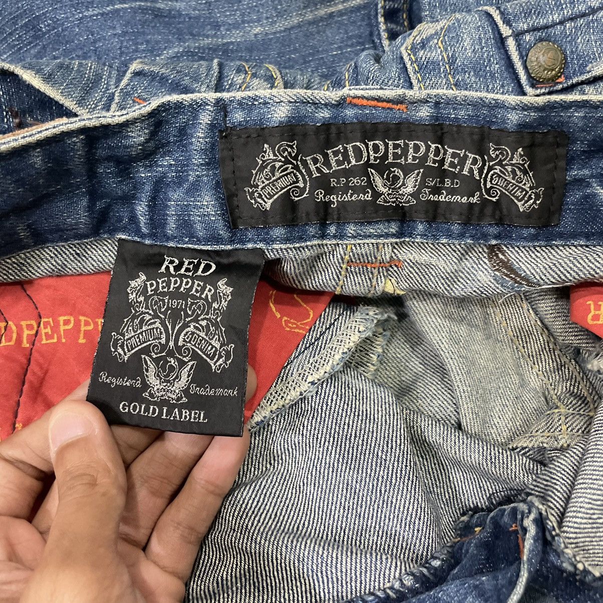 Japanese Brand Red Pepper Gold Label Seditionaries Denim Pants Size US 32 / EU 48 - 21 Thumbnail