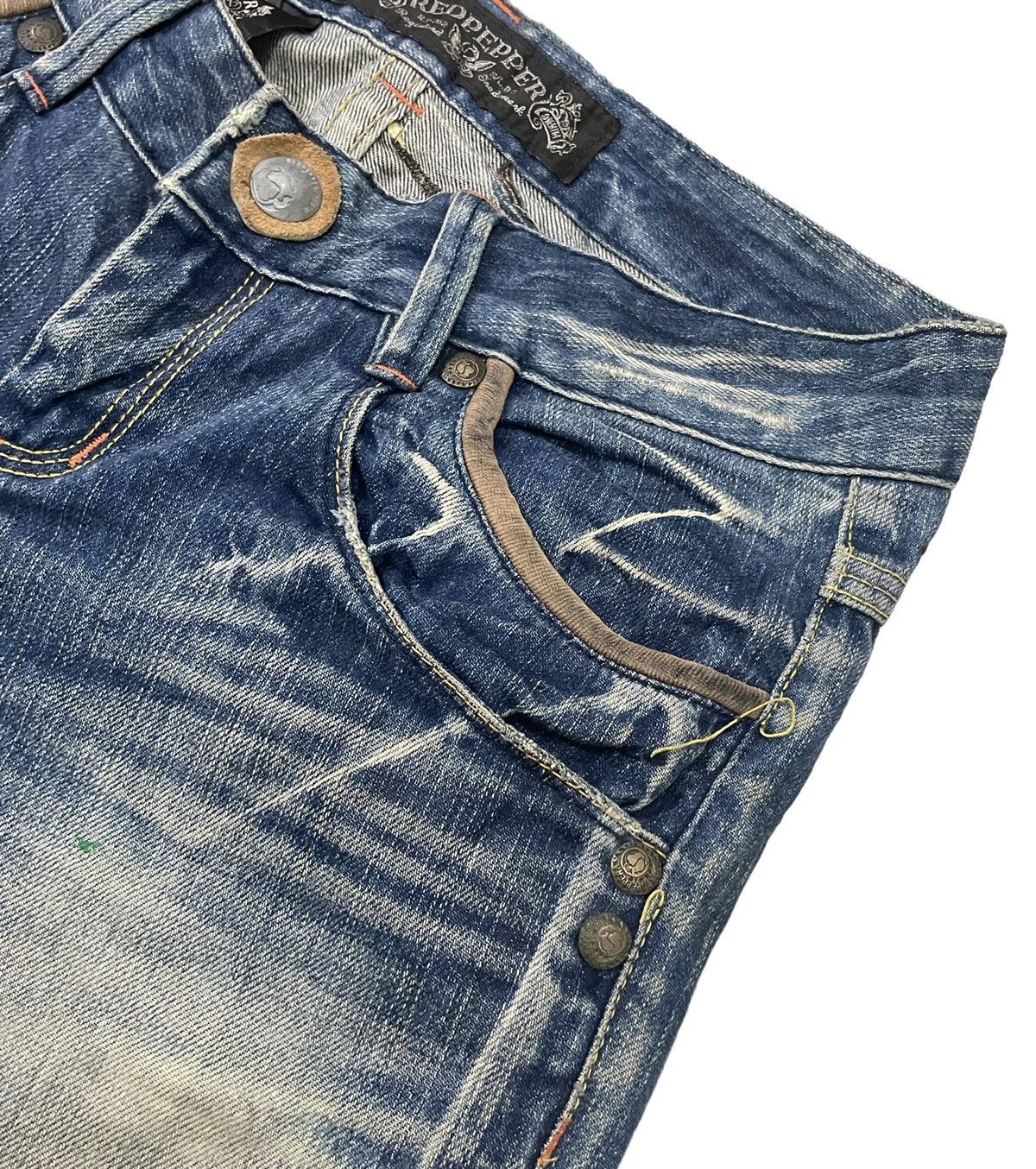 Japanese Brand Red Pepper Gold Label Seditionaries Denim Pants Size US 32 / EU 48 - 3 Thumbnail