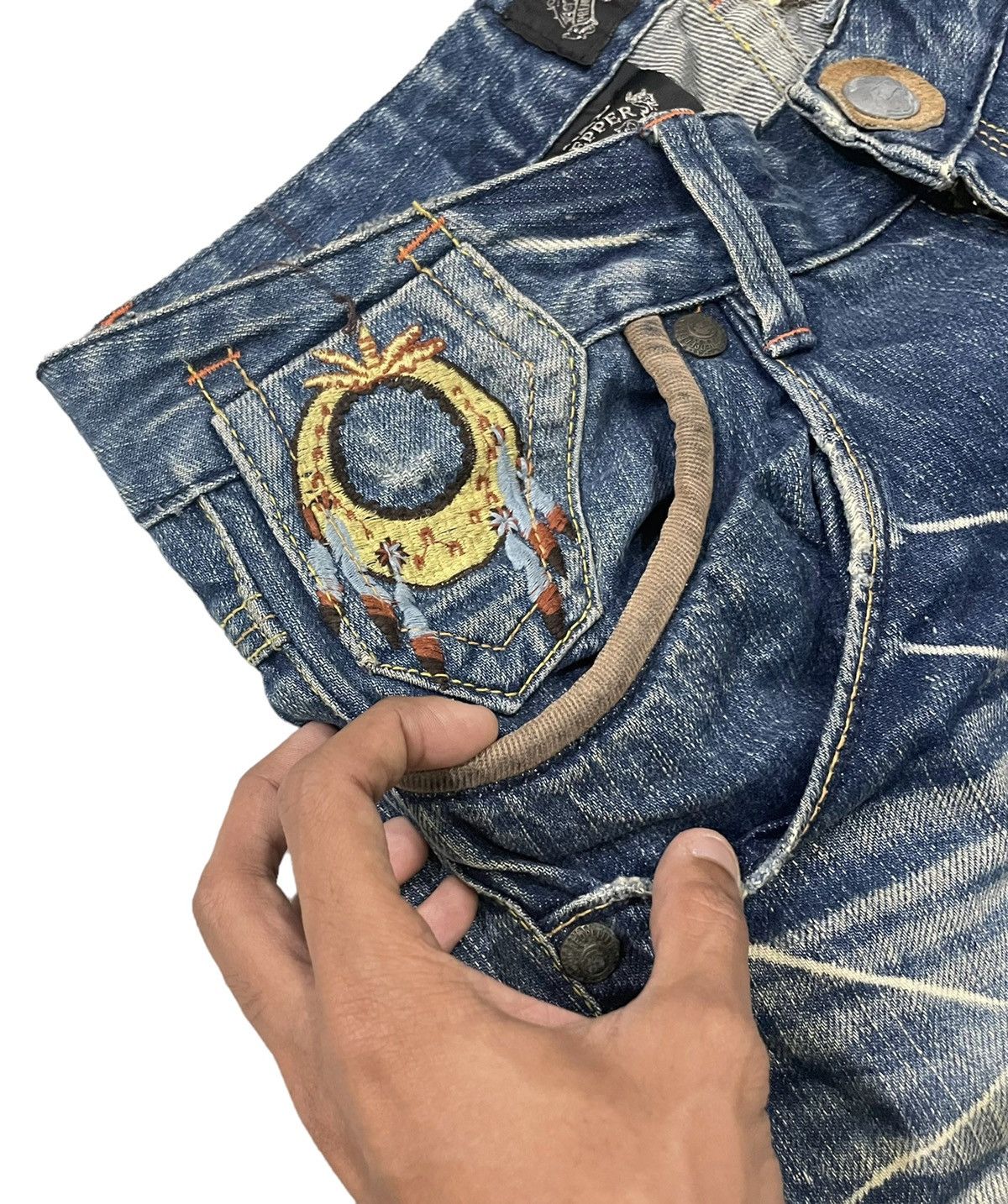 Japanese Brand Red Pepper Gold Label Seditionaries Denim Pants Size US 32 / EU 48 - 9 Thumbnail