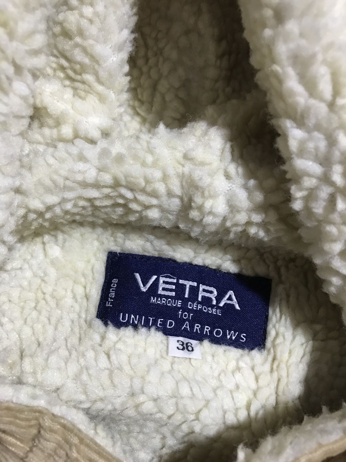VETRA X UNITED ARROW CORDUROY JACKET SHERLING LINING