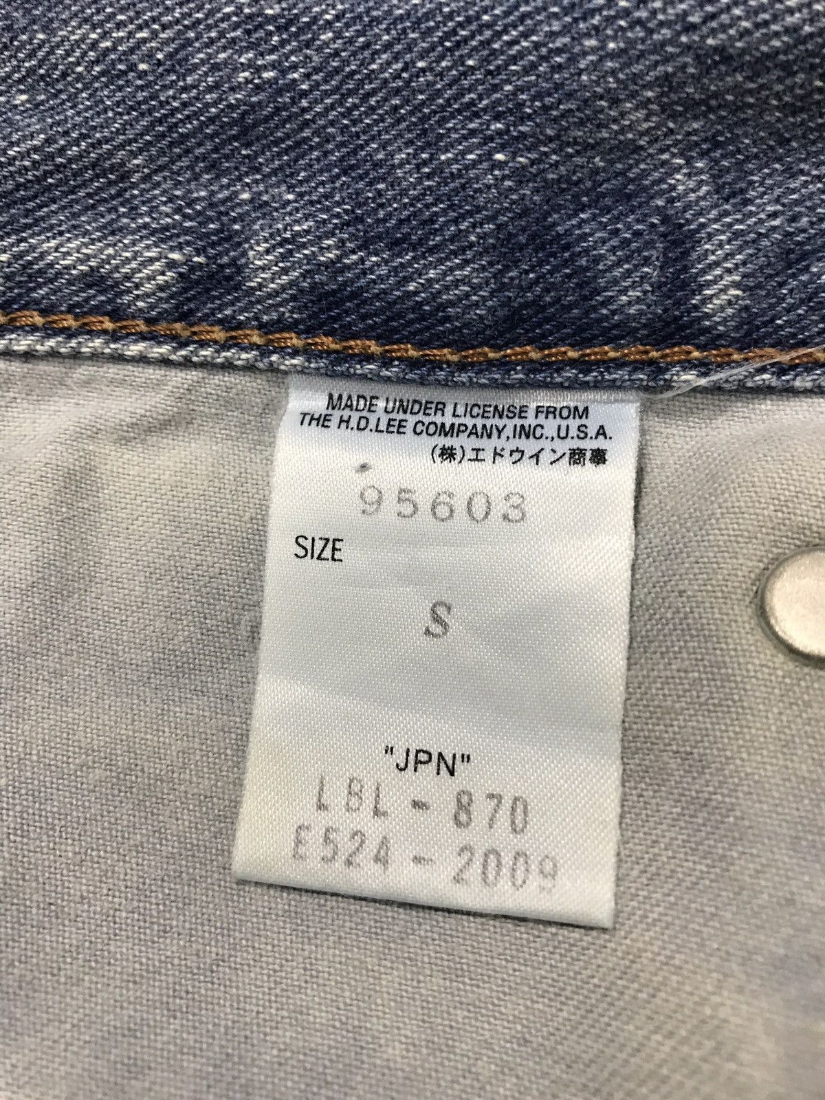 Japanese Brand Vintage Lee collad X-Girl Distressed Denim Jeans Style Size US 31 - 17 Thumbnail