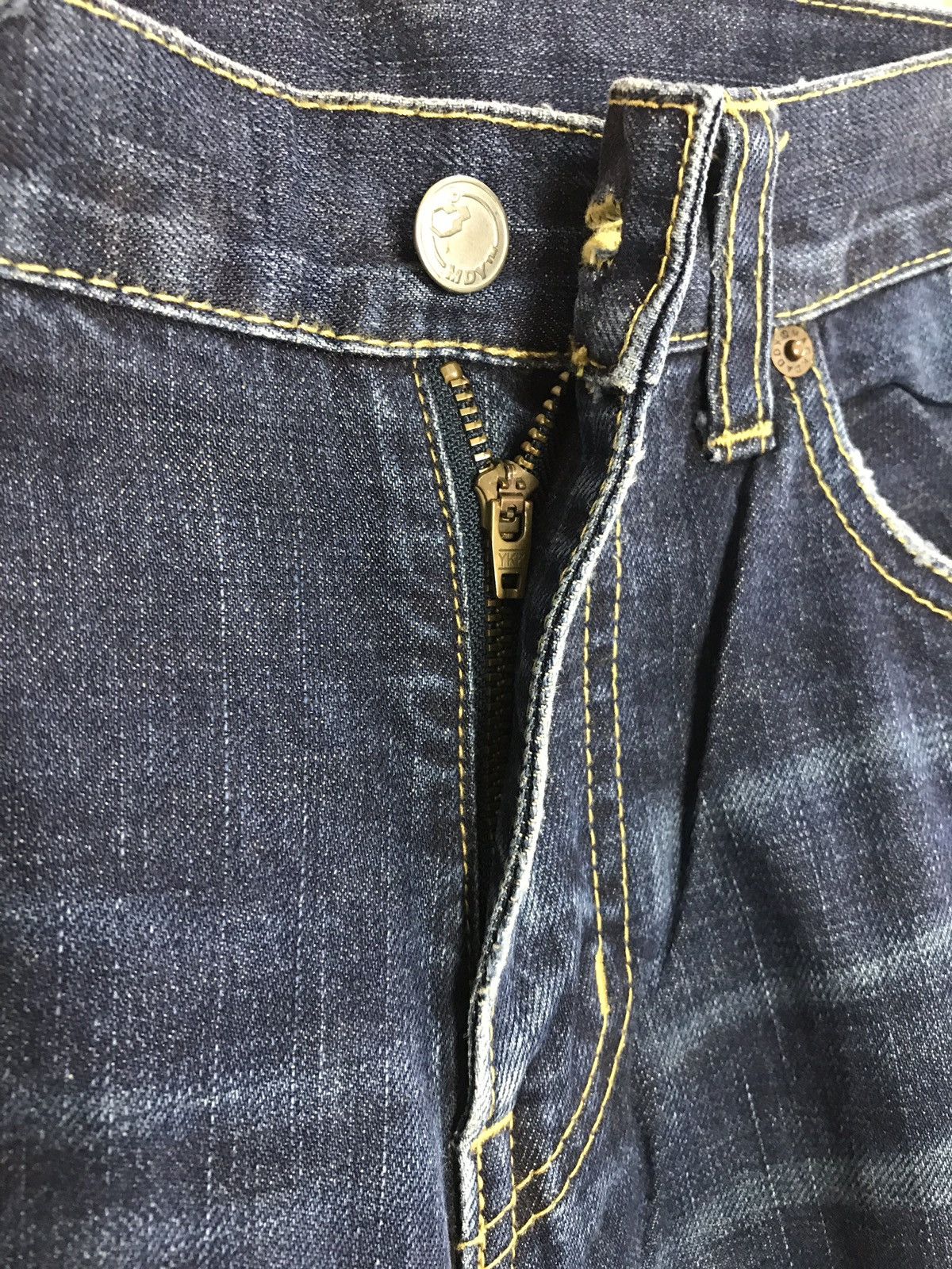 Japanese Brand Vintage Mackdaddy Distressed Denim Jeans Pant Size US 32 / EU 48 - 6 Thumbnail